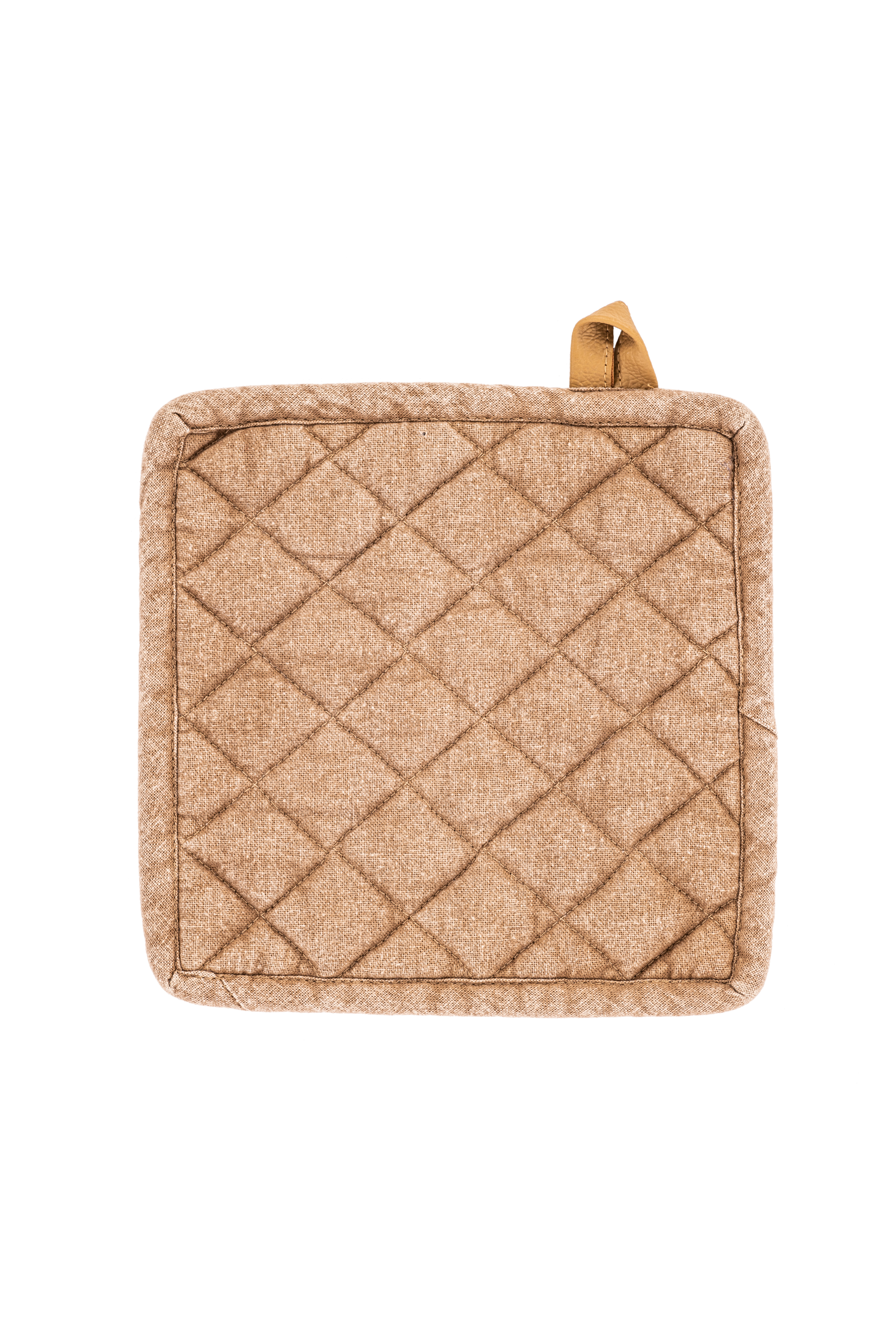 Pannenlap MYRNA 20x20cm - set/2, indian tan