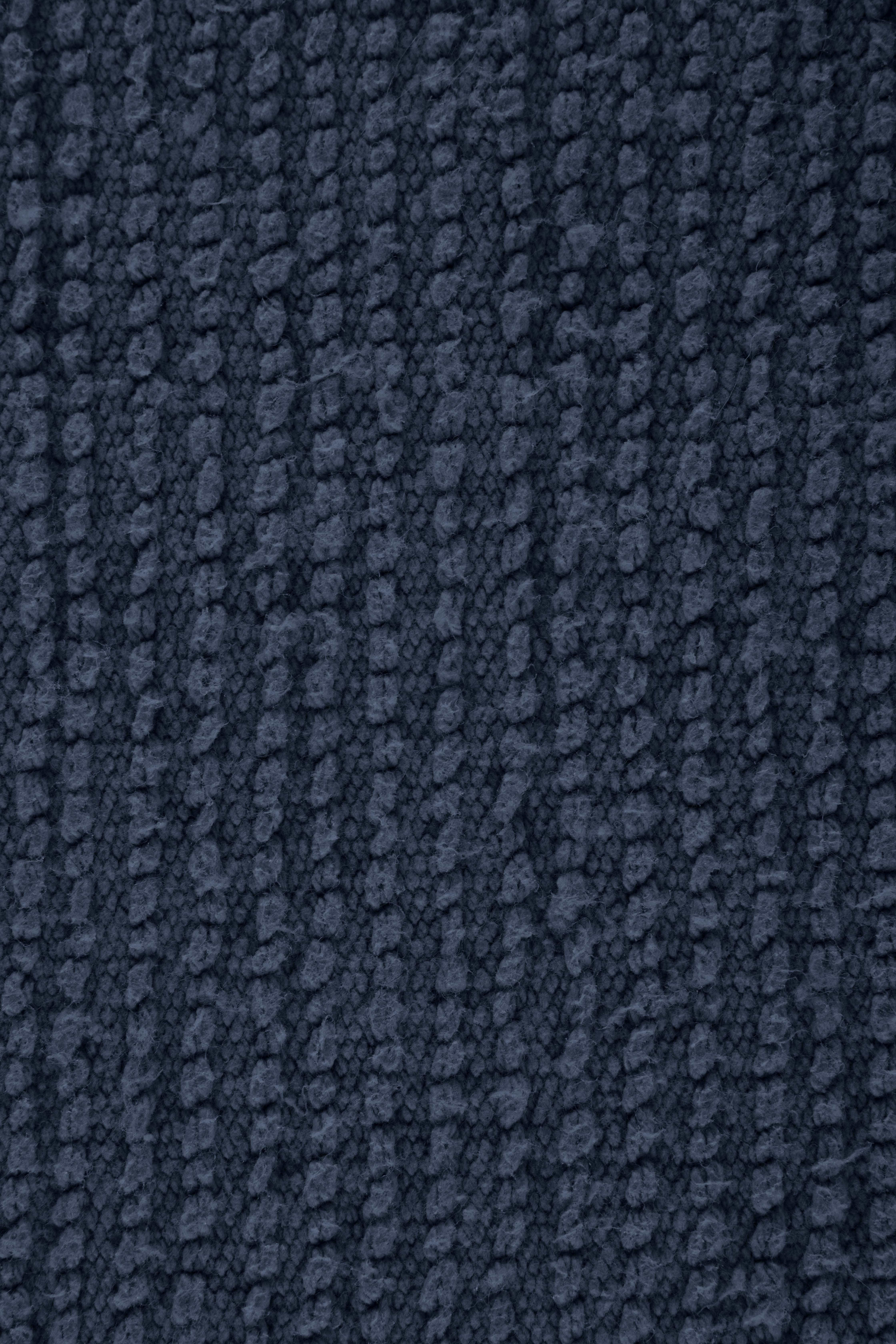 RIVA badtapijt - katoen antislip, 60x60cm, blue insigna