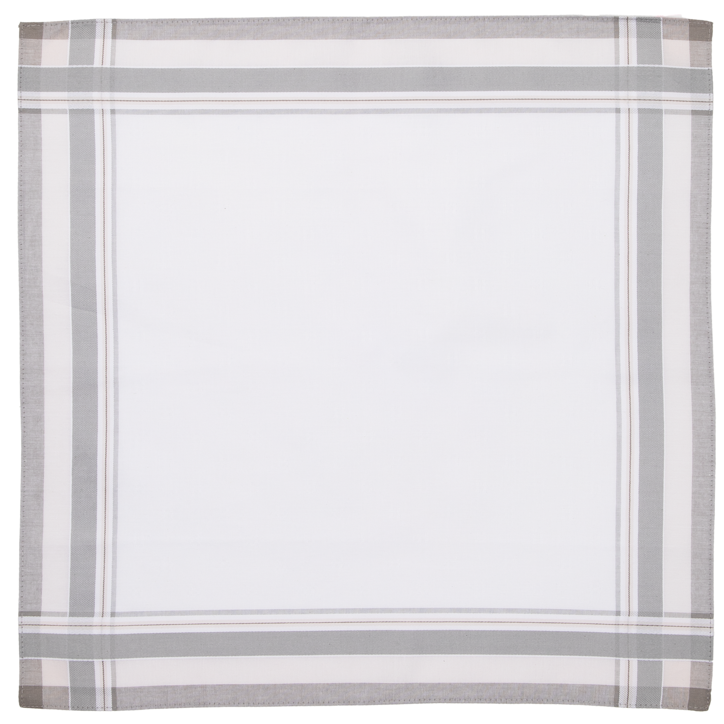 Men handkerchief REGAL 2 - SET/3 - 42x42 cm, taupe