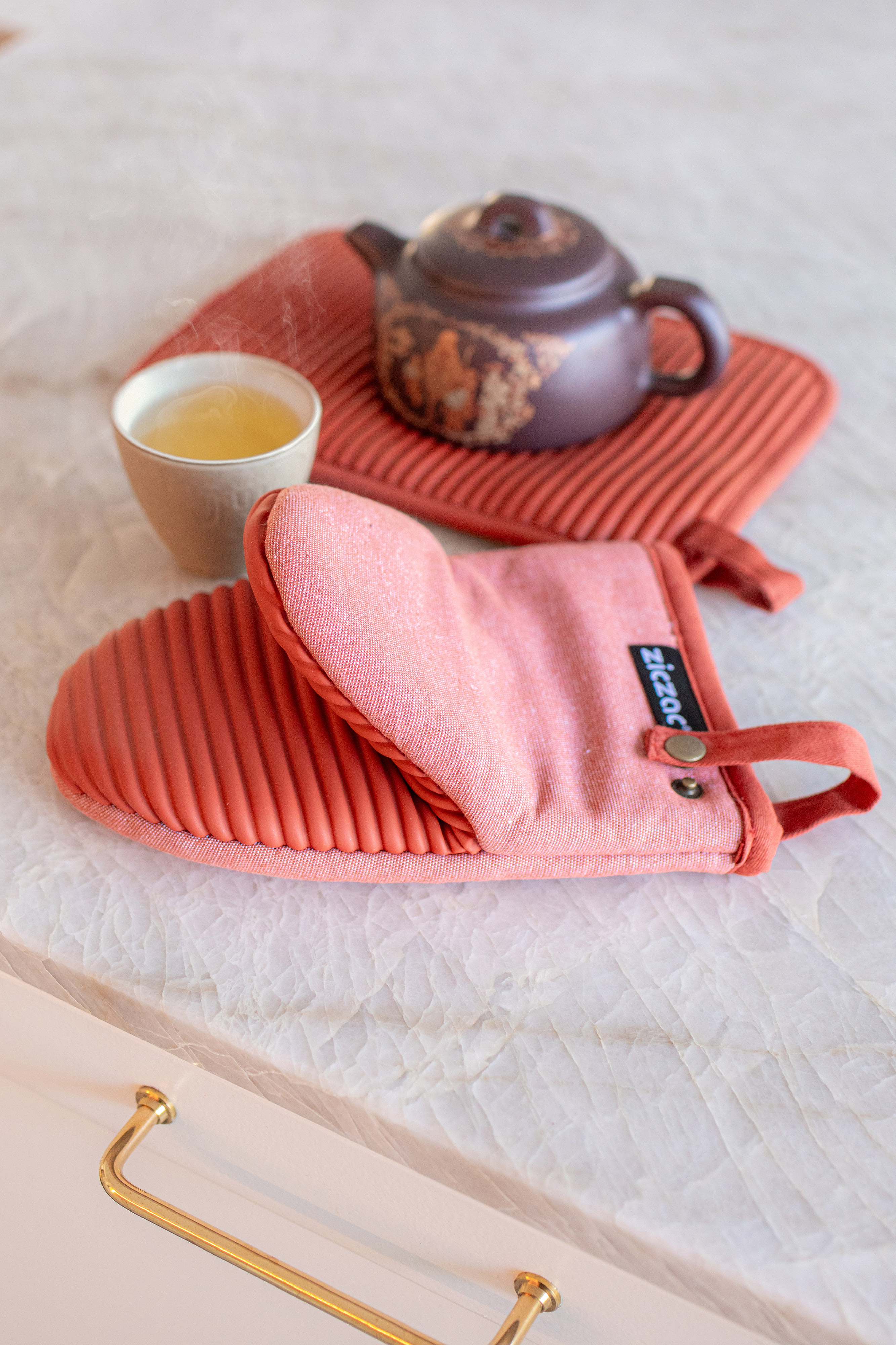 Pannenlap SILO - SET/2 - 18x25,5 cm, terracotta