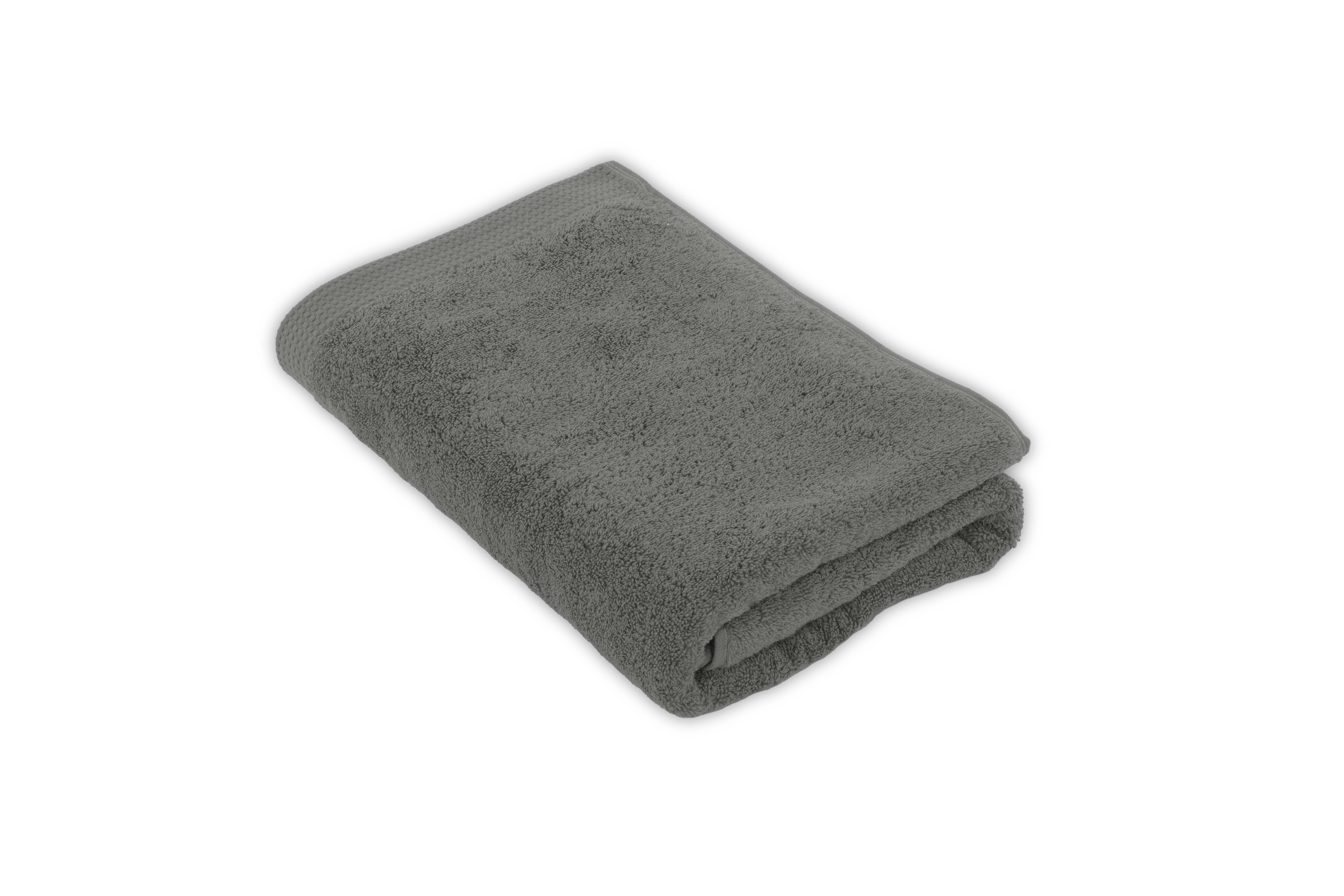 Bath sheet DELUX 70x140cm, grey