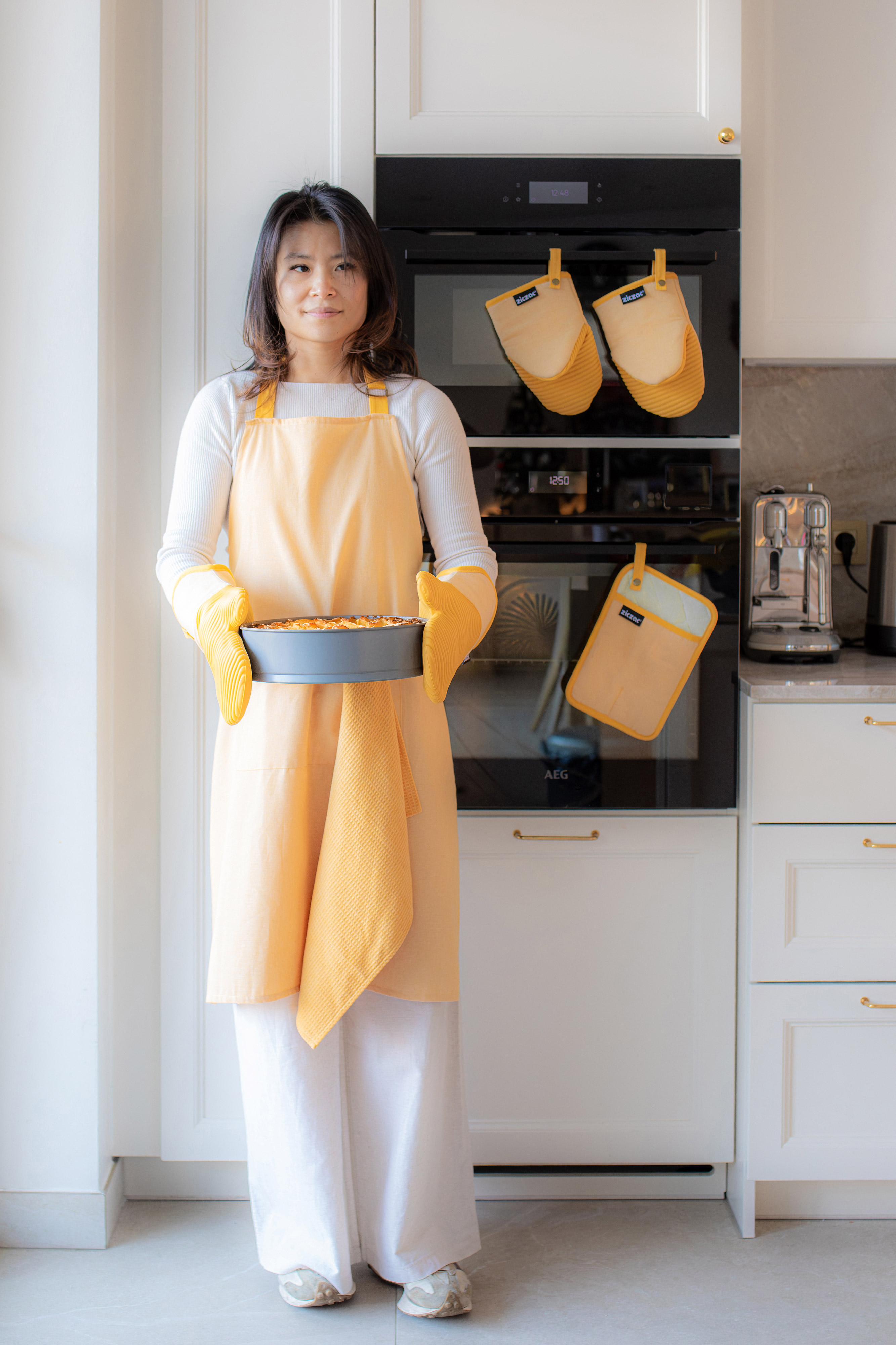 Schort SILO - 69x85 cm, geel