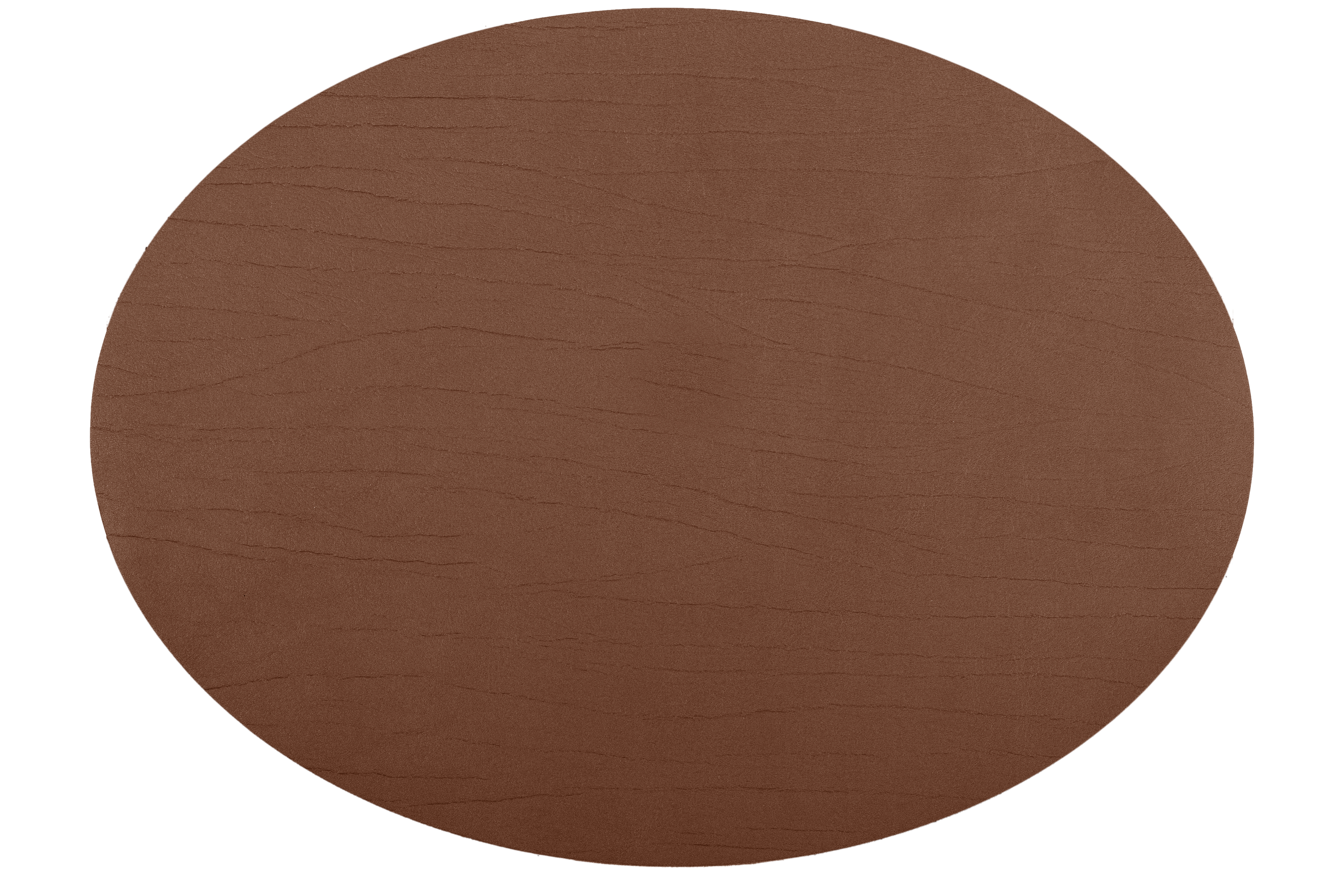 Titan placemat oval, 33x45cm, brown double sided
