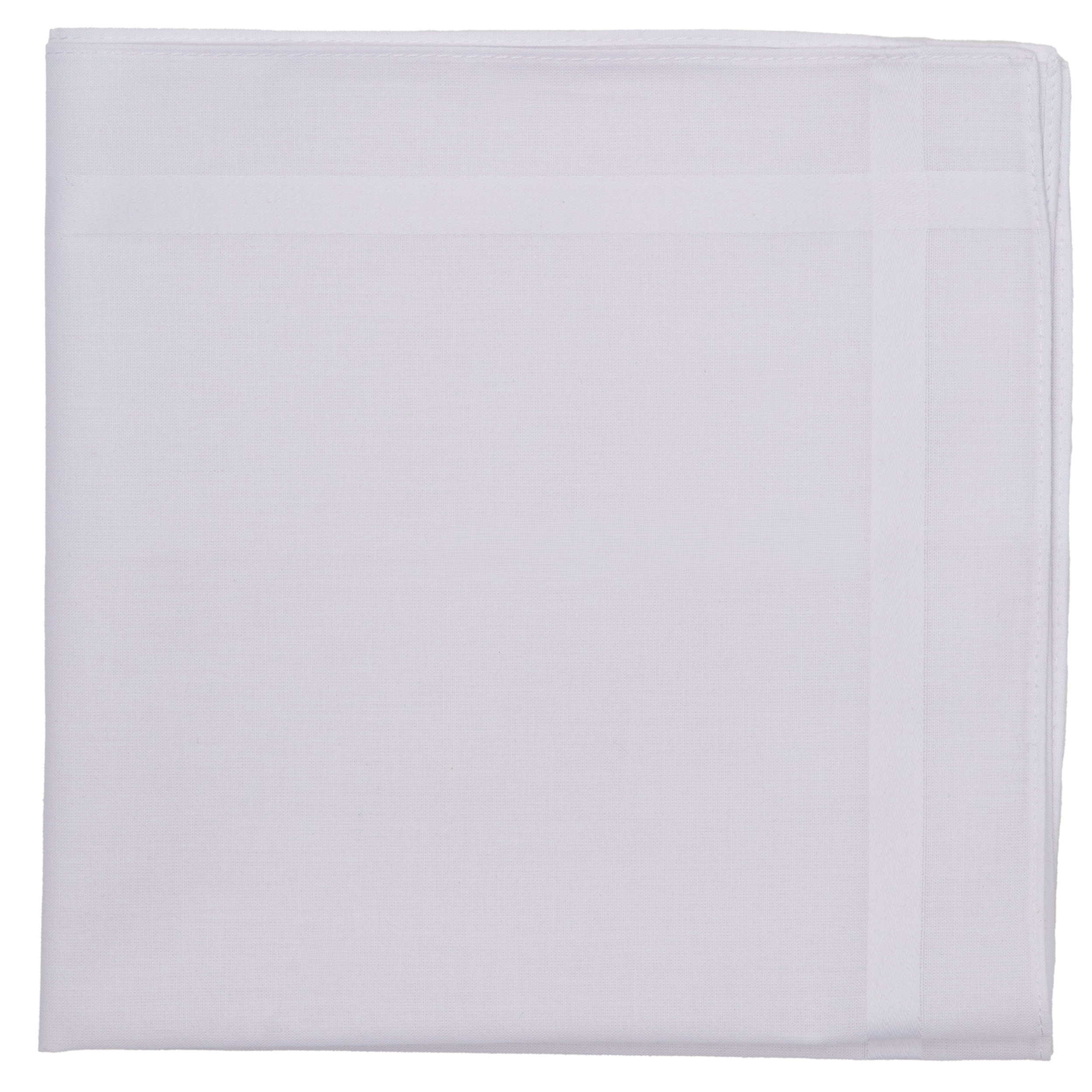 Herenzakdoeken REGAL 1 - SET/3 - 42x42 cm, wit