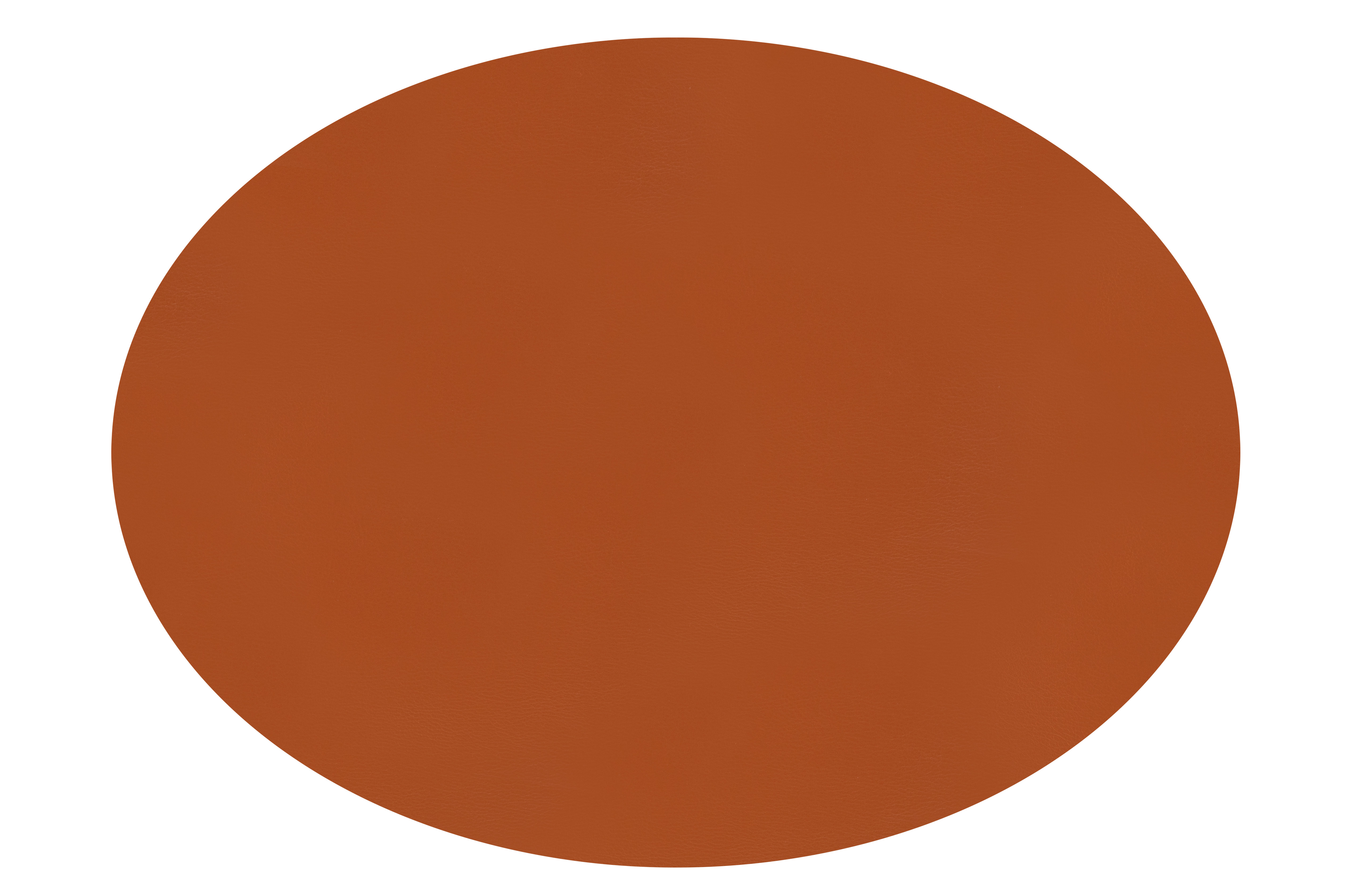 Placemat TOGO, oval, 33x45cm, peach caramel