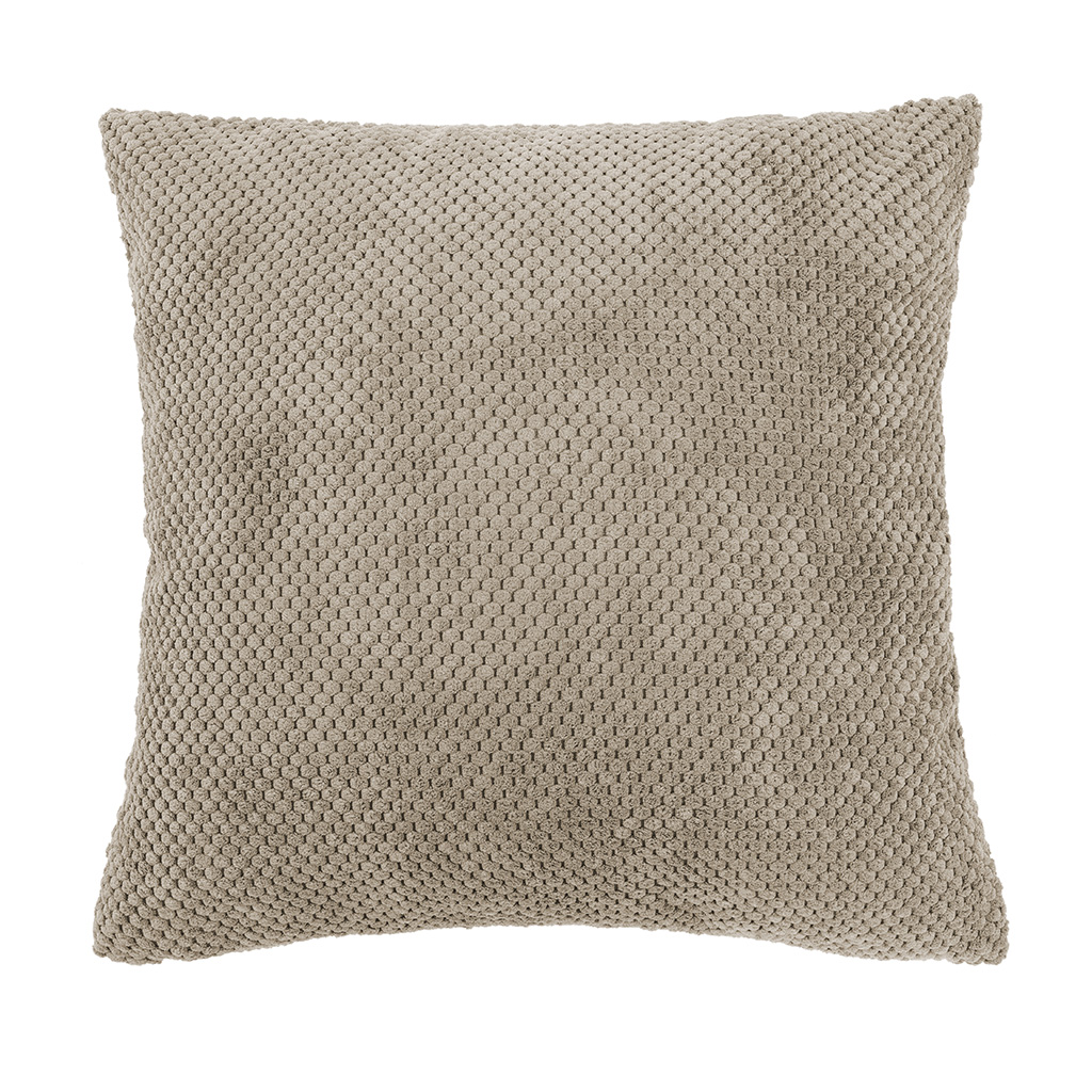 Kussen(gevuld) Bubble 45x45cm, taupe