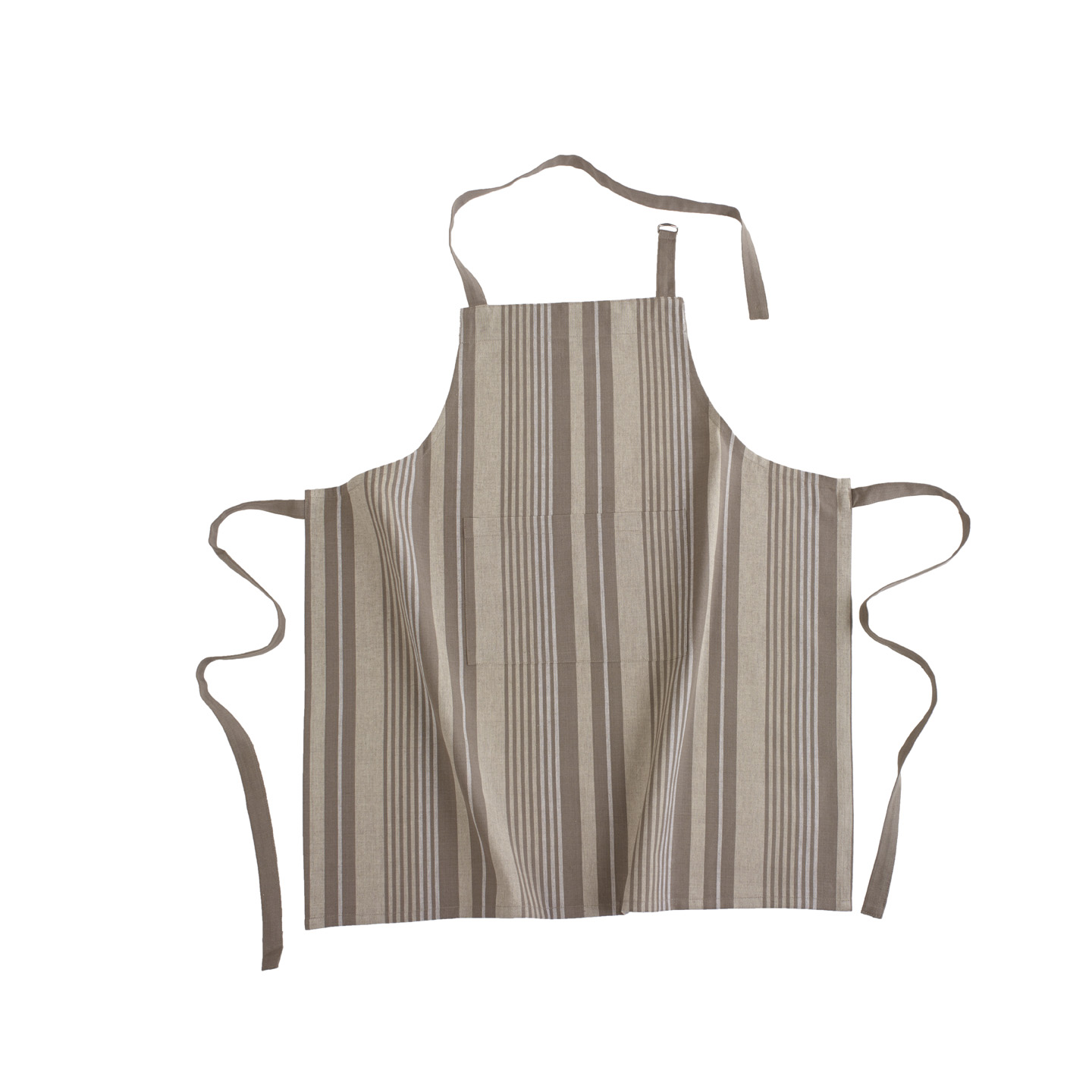 Apron Stripes, 80x85,+metal buckle+pocket,+grey hanger