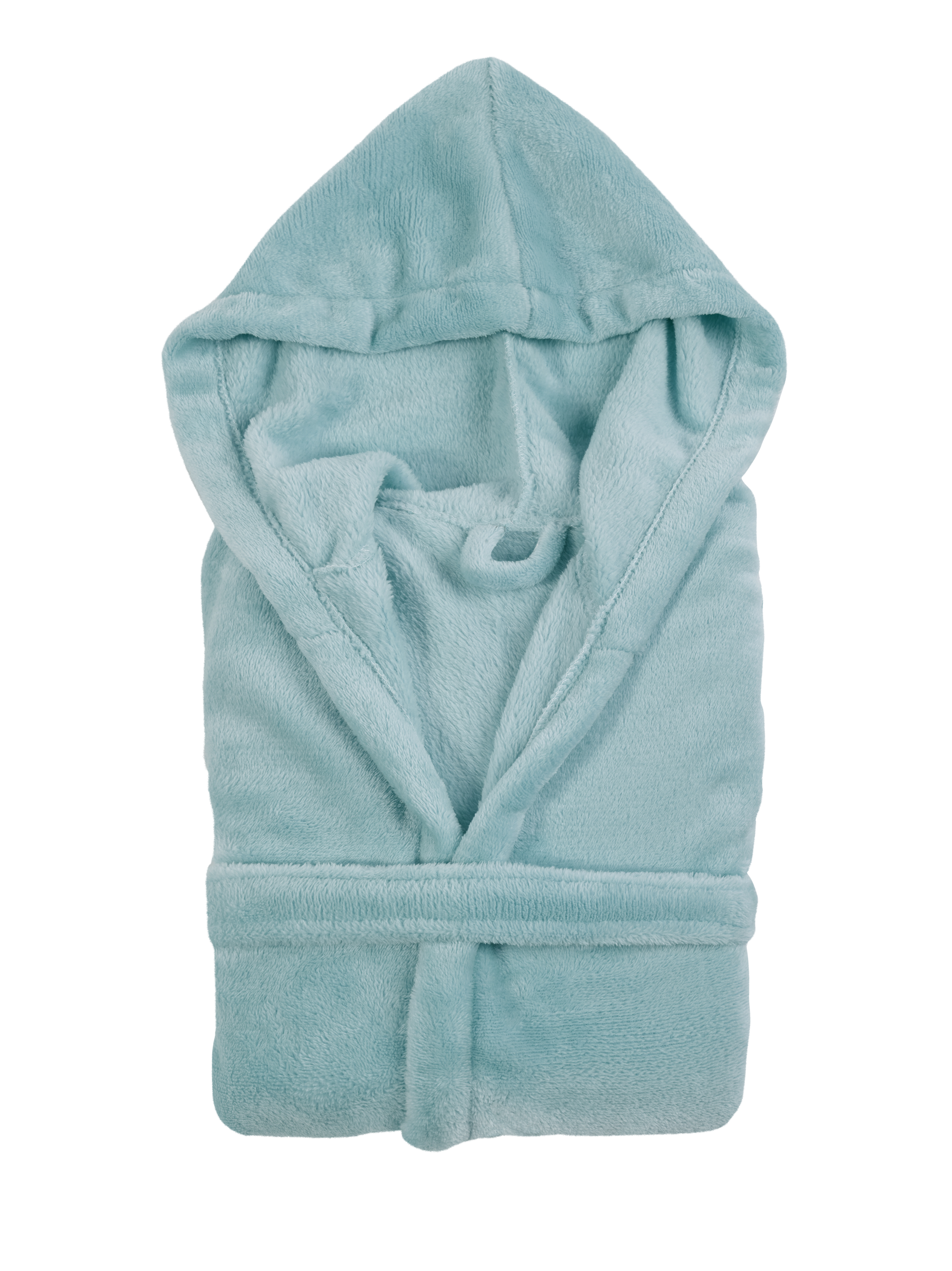 Peignoir Microflannel kids soft blue 134/140 - unisex