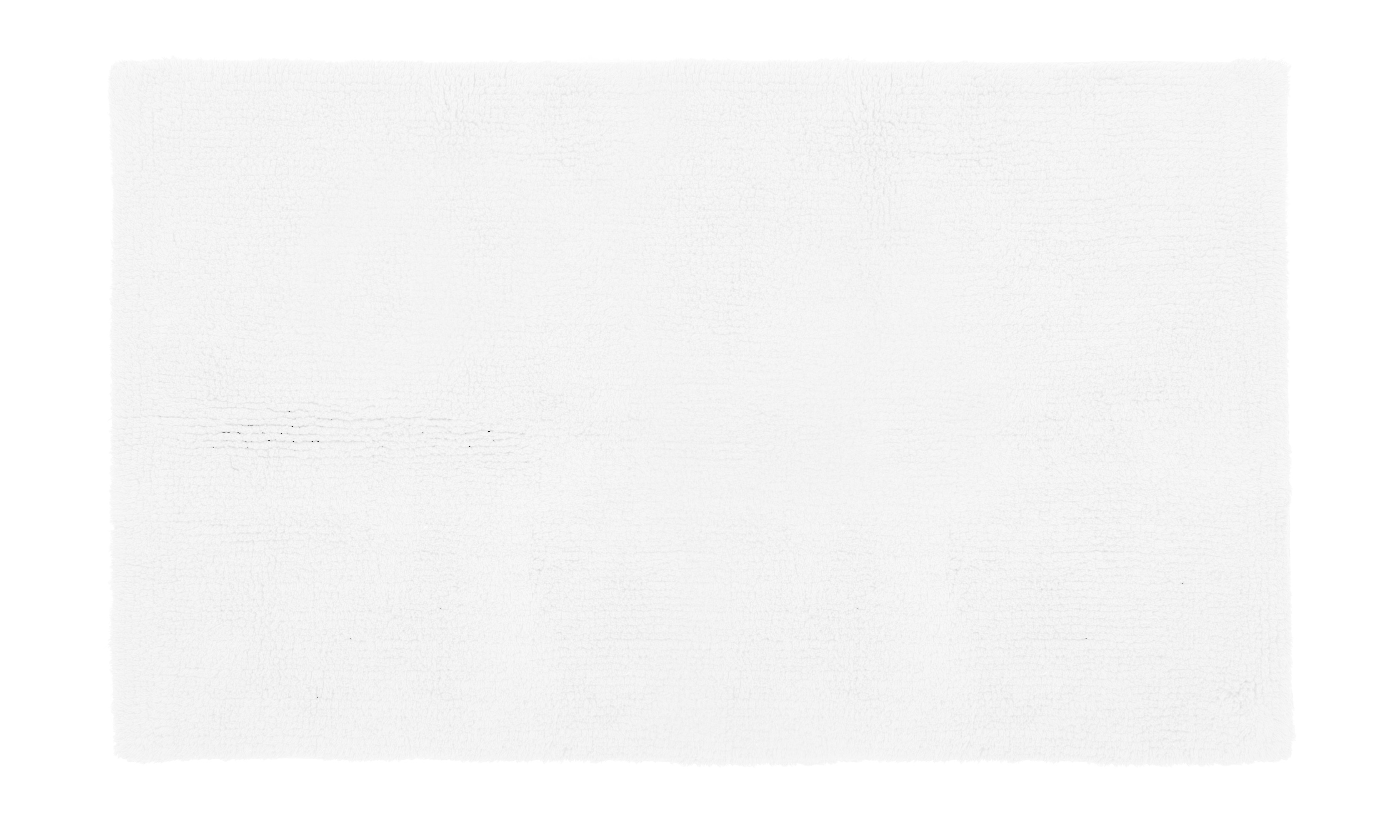 Tapis de bain RIVA - coton antidérapant, 60x100cm, white