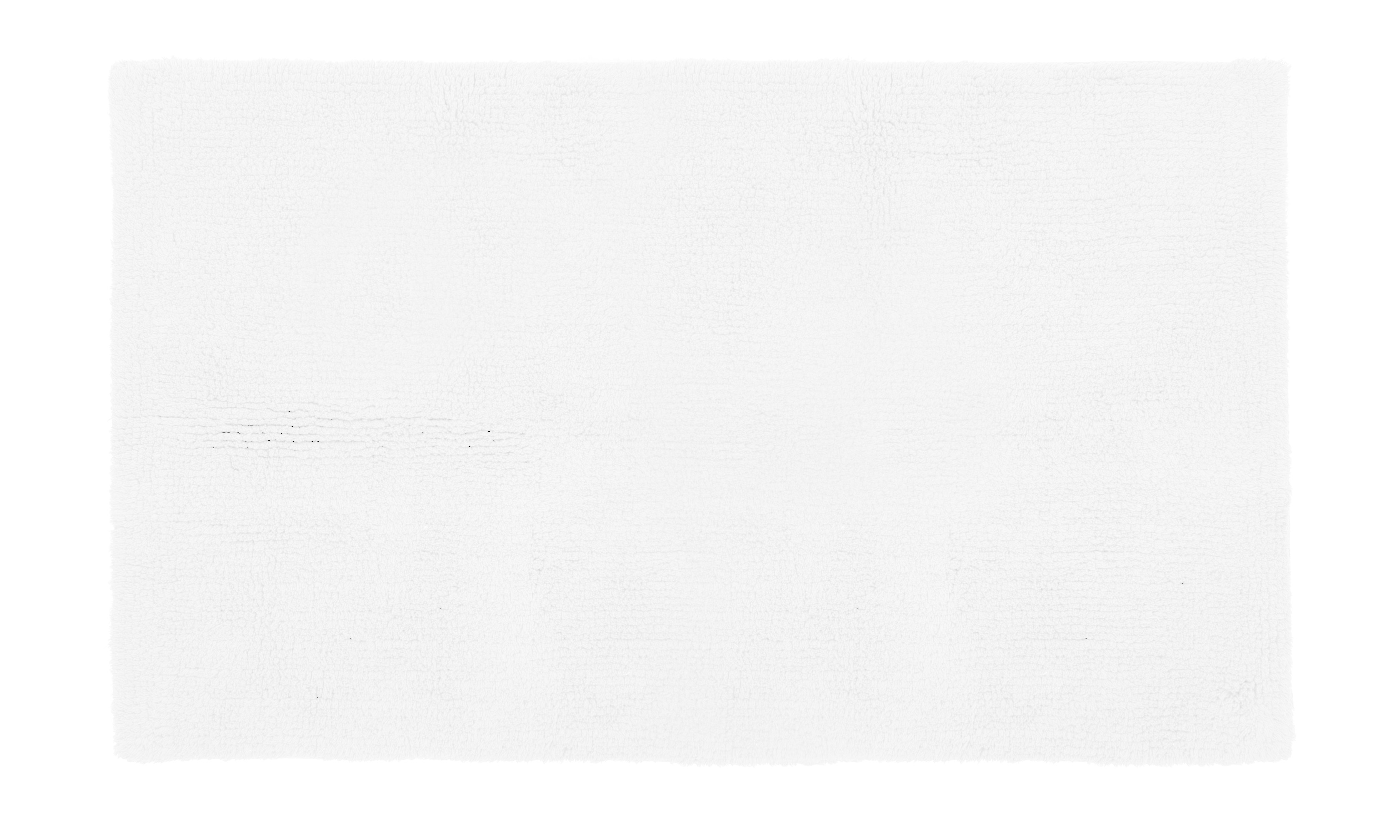 Bath carpet RIVA - cotton anti-slip, 60x100cm, white