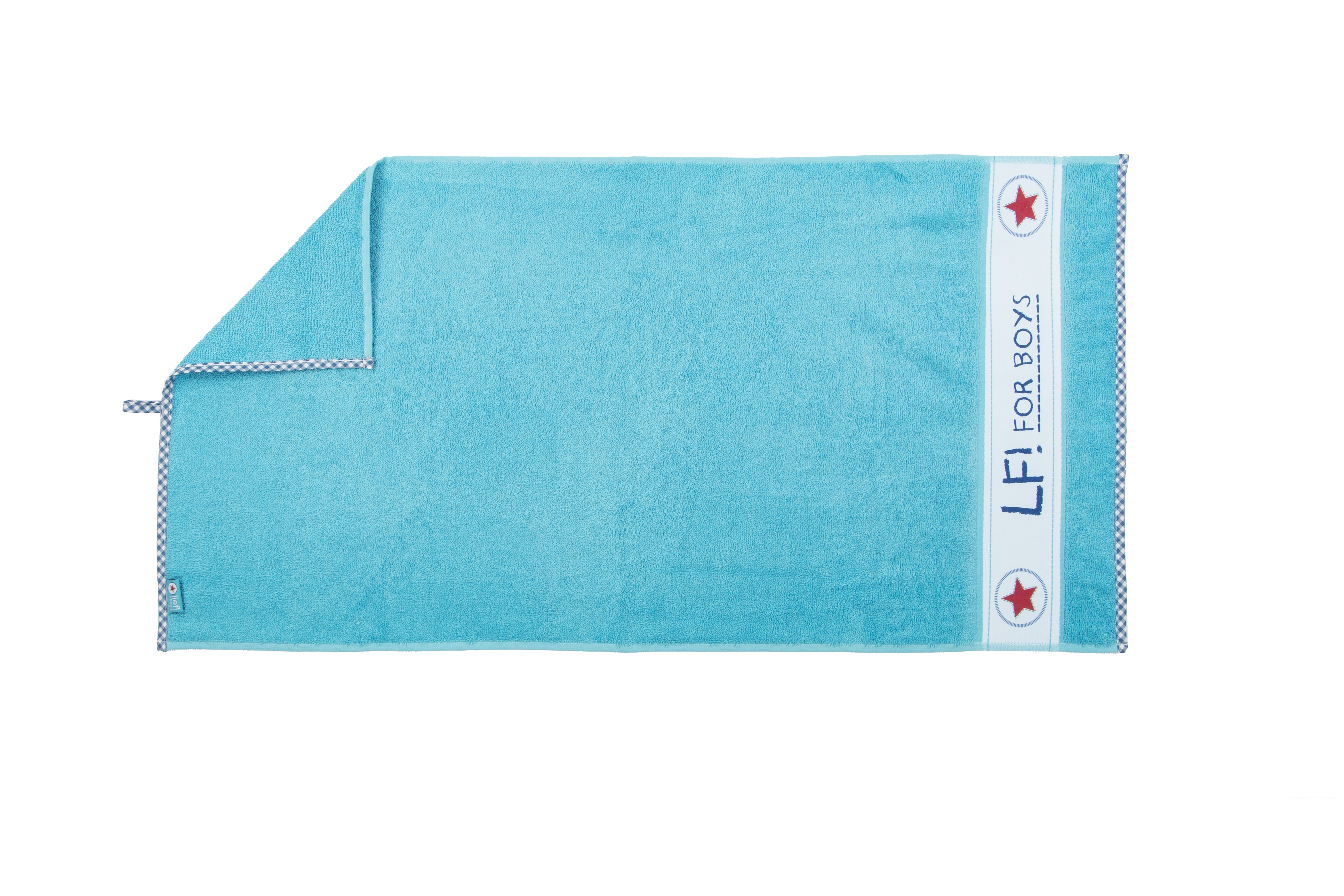 Serviette de toilette Boy uni turquoise, 50x90cm