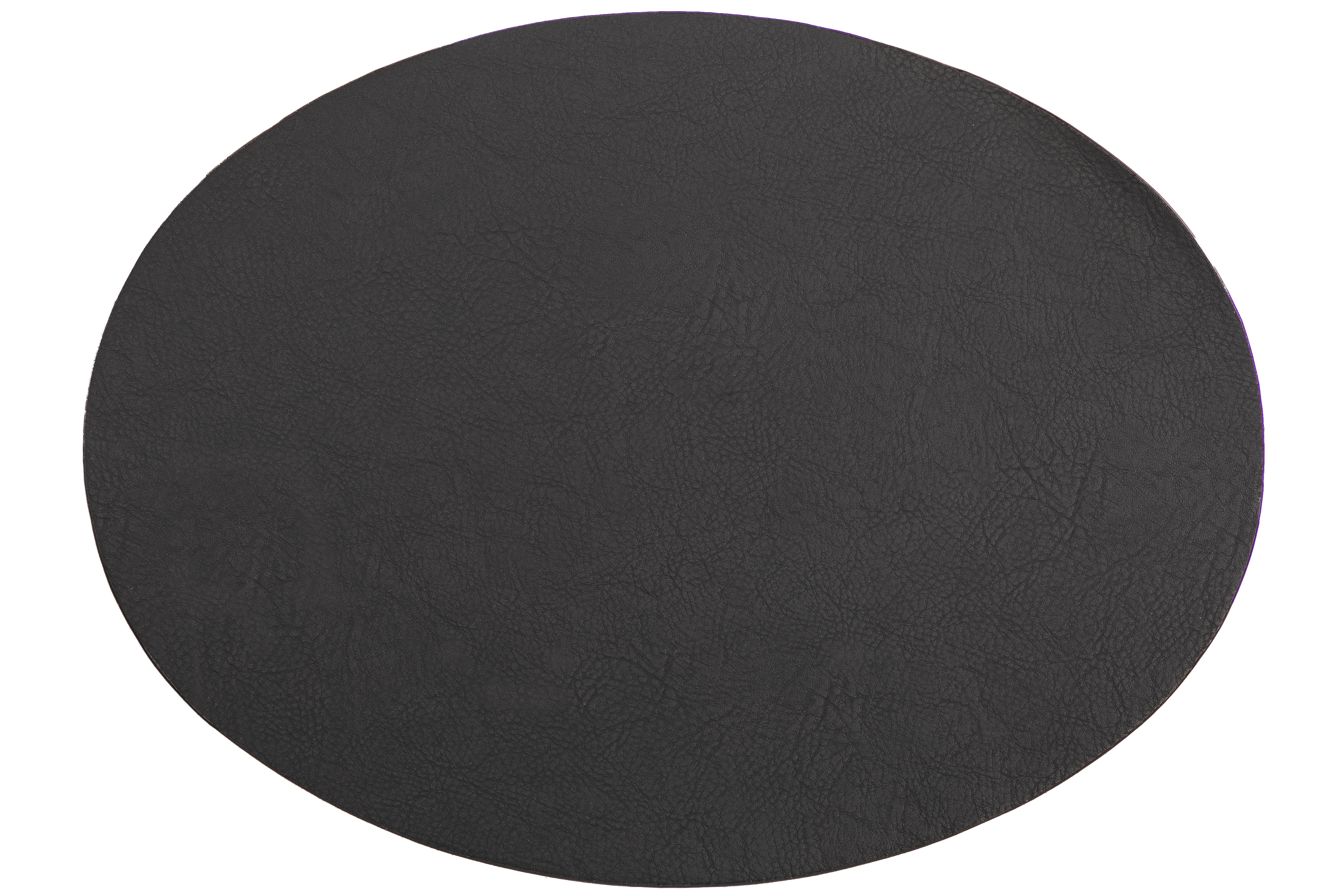 Placemat TROJA - oval, 33x45cm, black