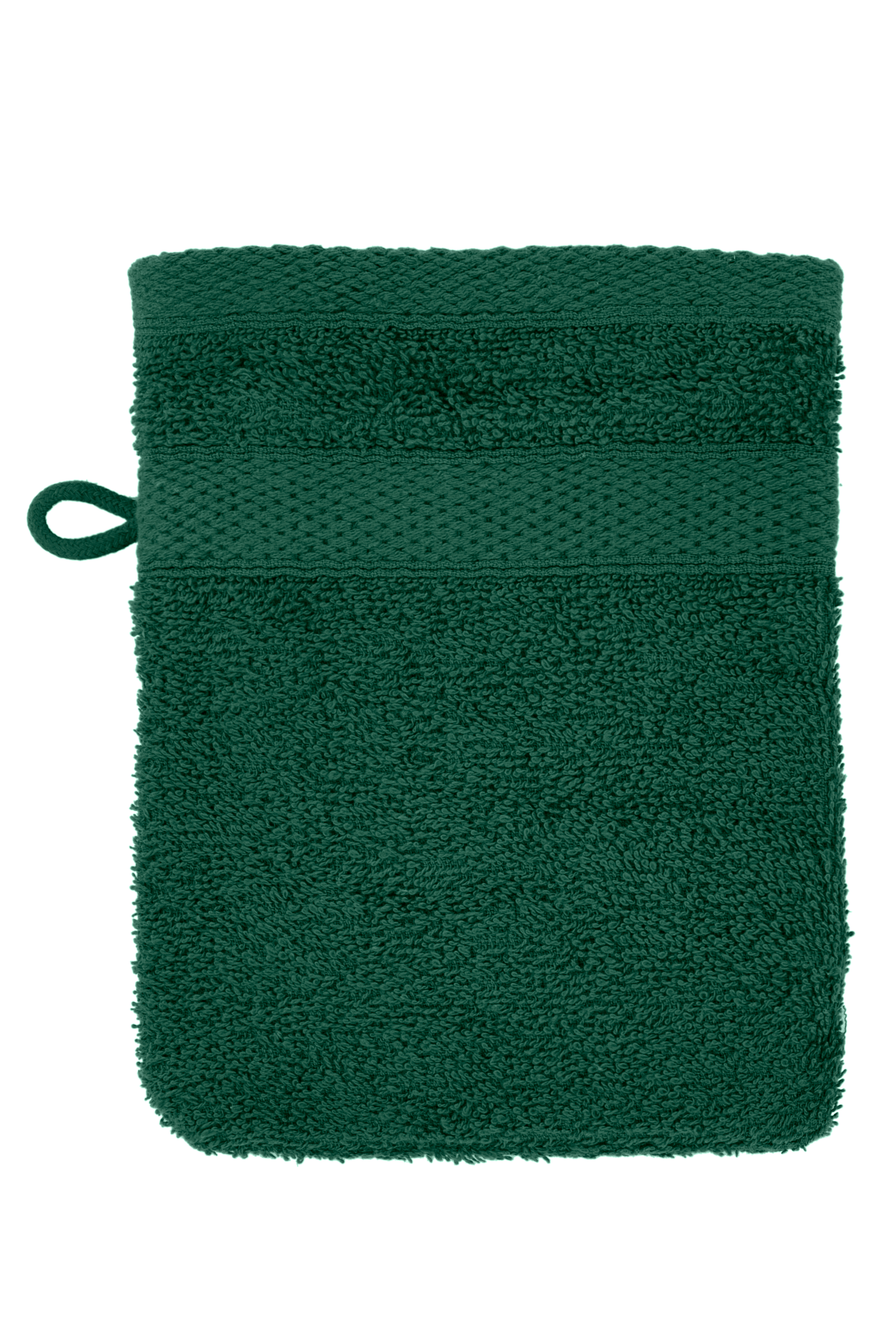 Gant de toilette 15x21cm, dark green- set2