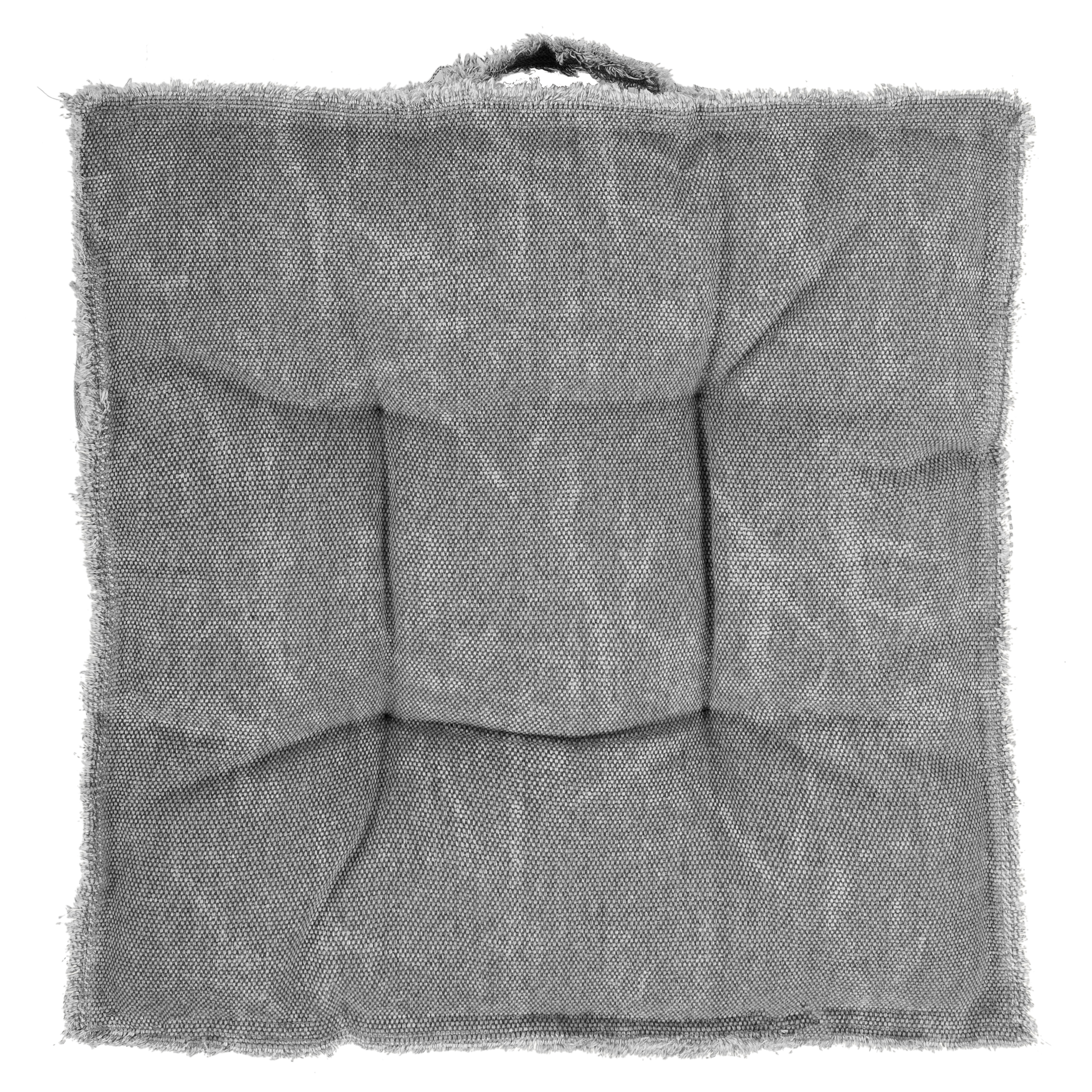 Box-cushion CHESTER 45x45x8cm, dark grey