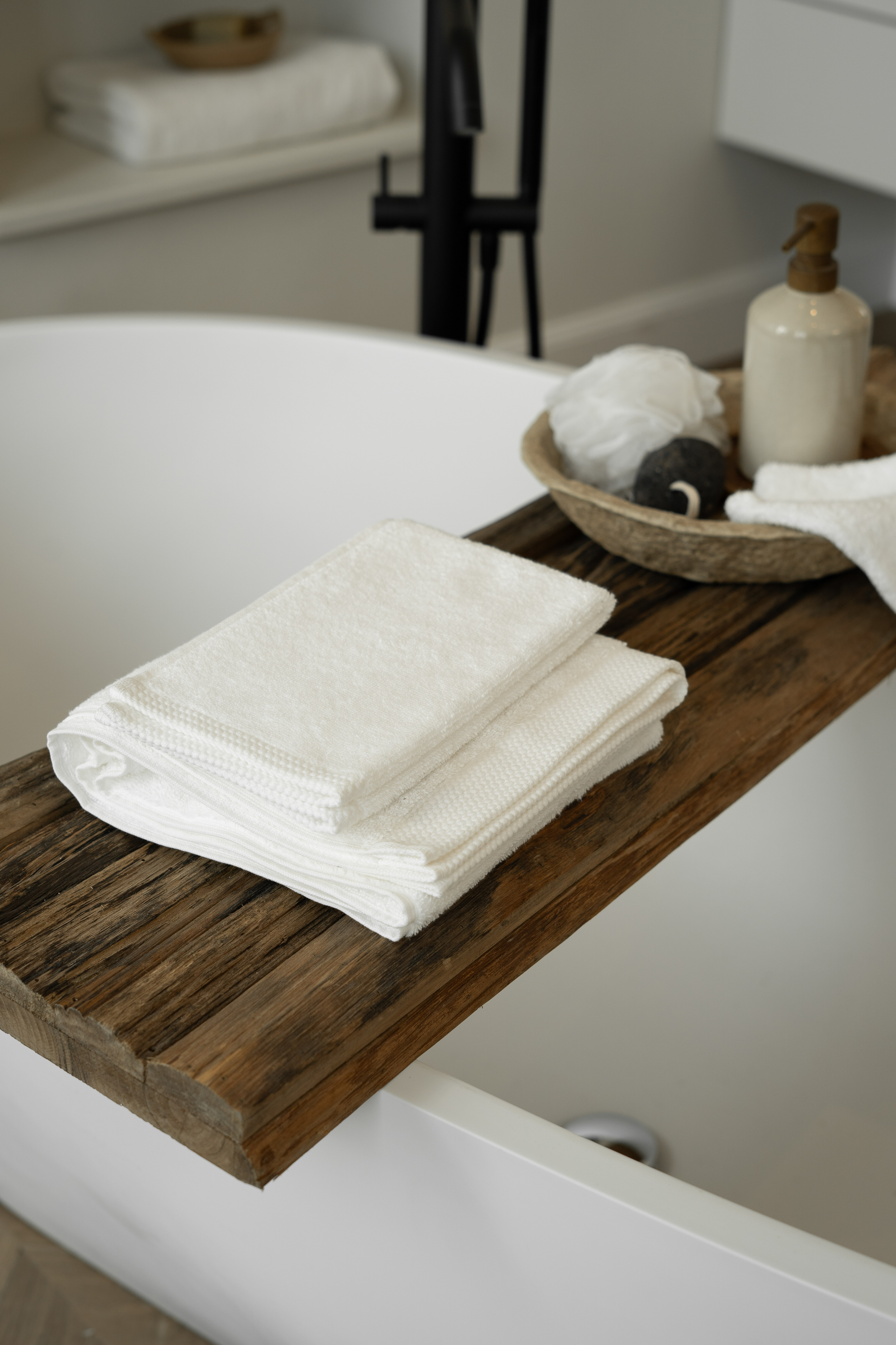 Serviette de bain DELUX - 50x100 cm, bleu