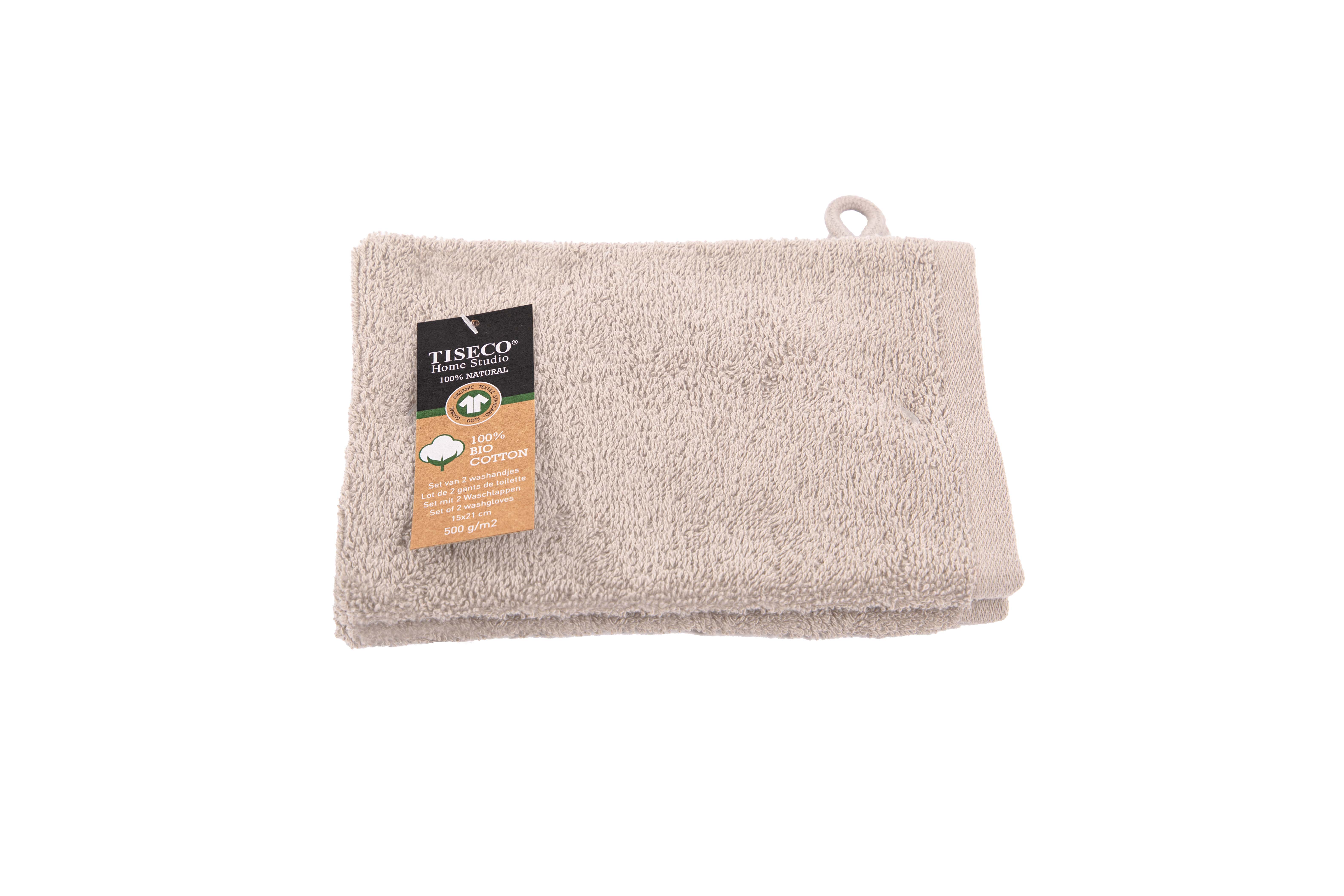 Washing glove EDEN 15x21cm, sand set/2