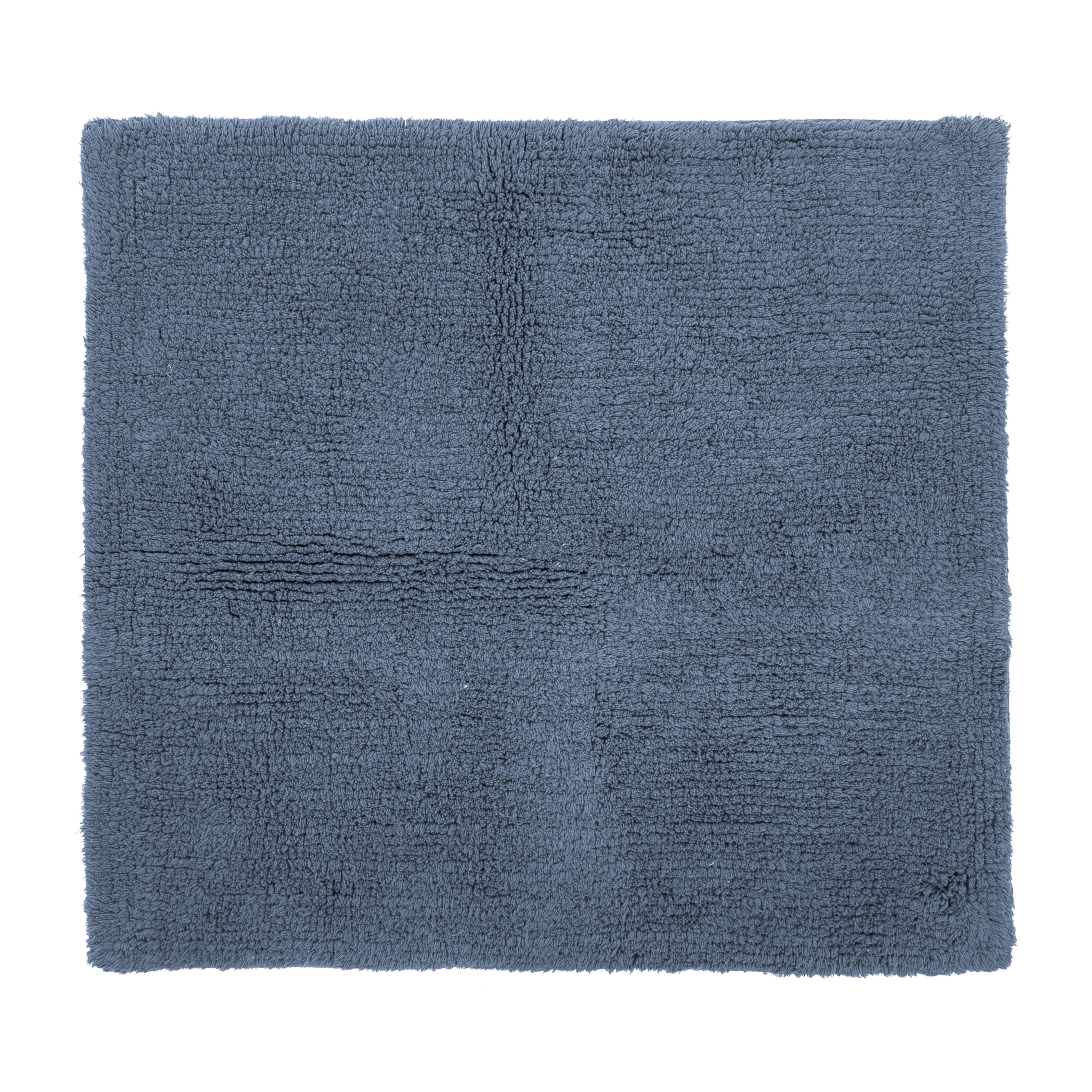 RIVA badtapijt - katoen antislip, 60x60cm, stone blue