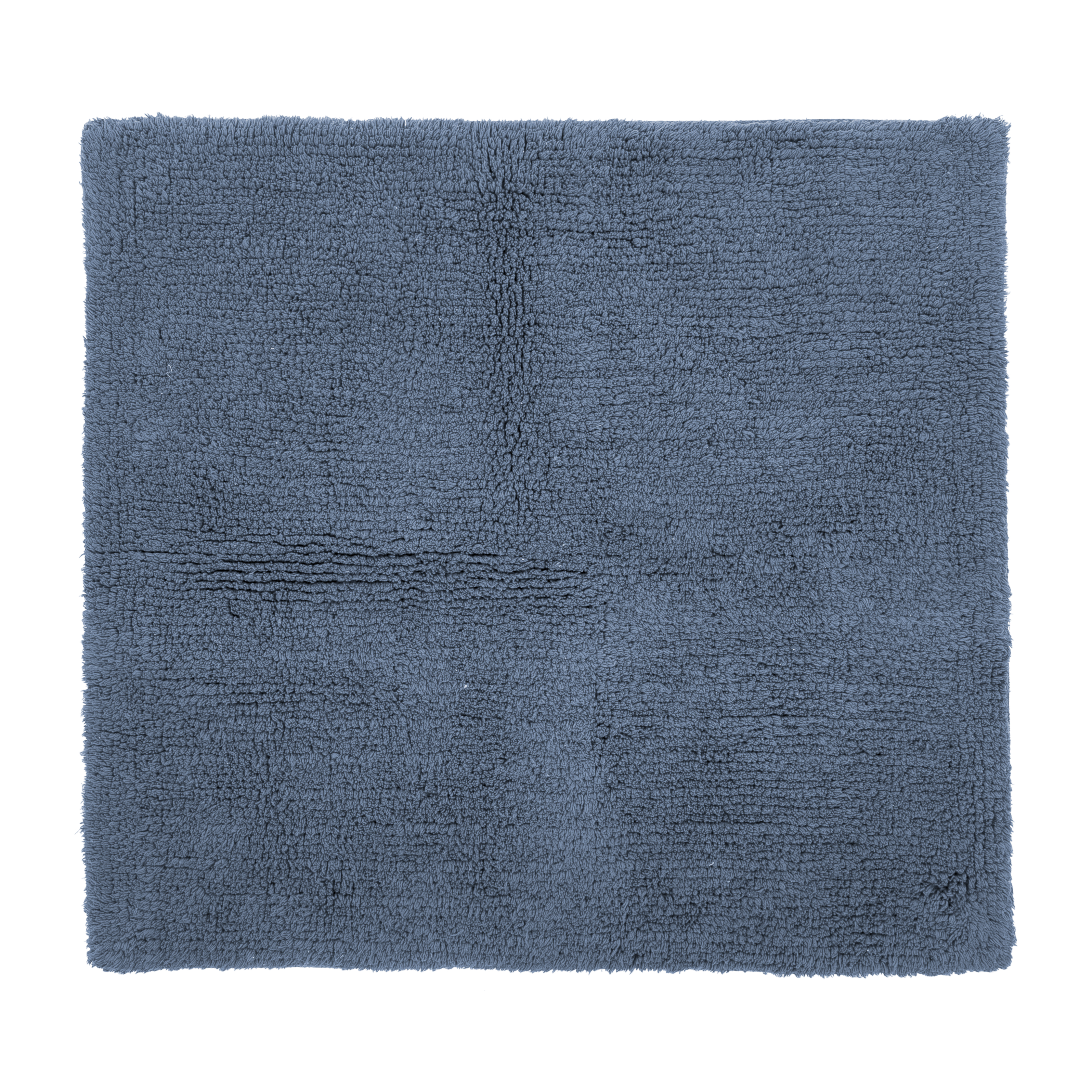 RIVA bath carpet - cotton anti-slip, 60x60cm, stone blue