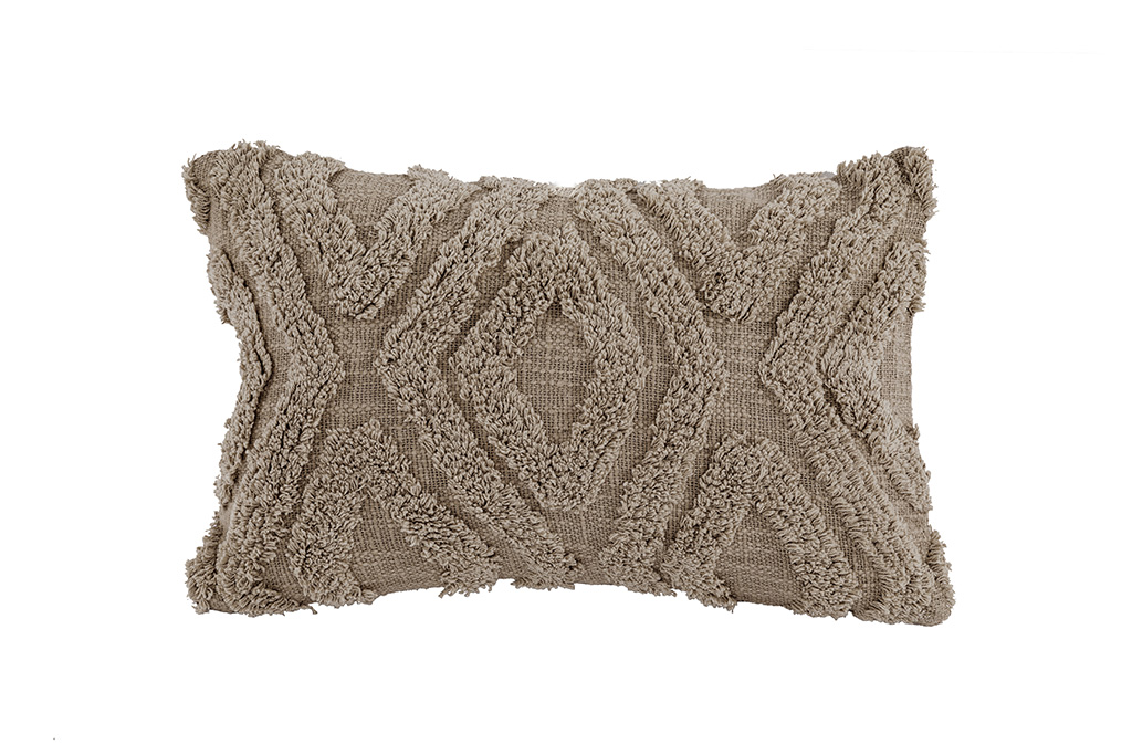 Coussin (rempli) SAHARA 30x50CM, taupe