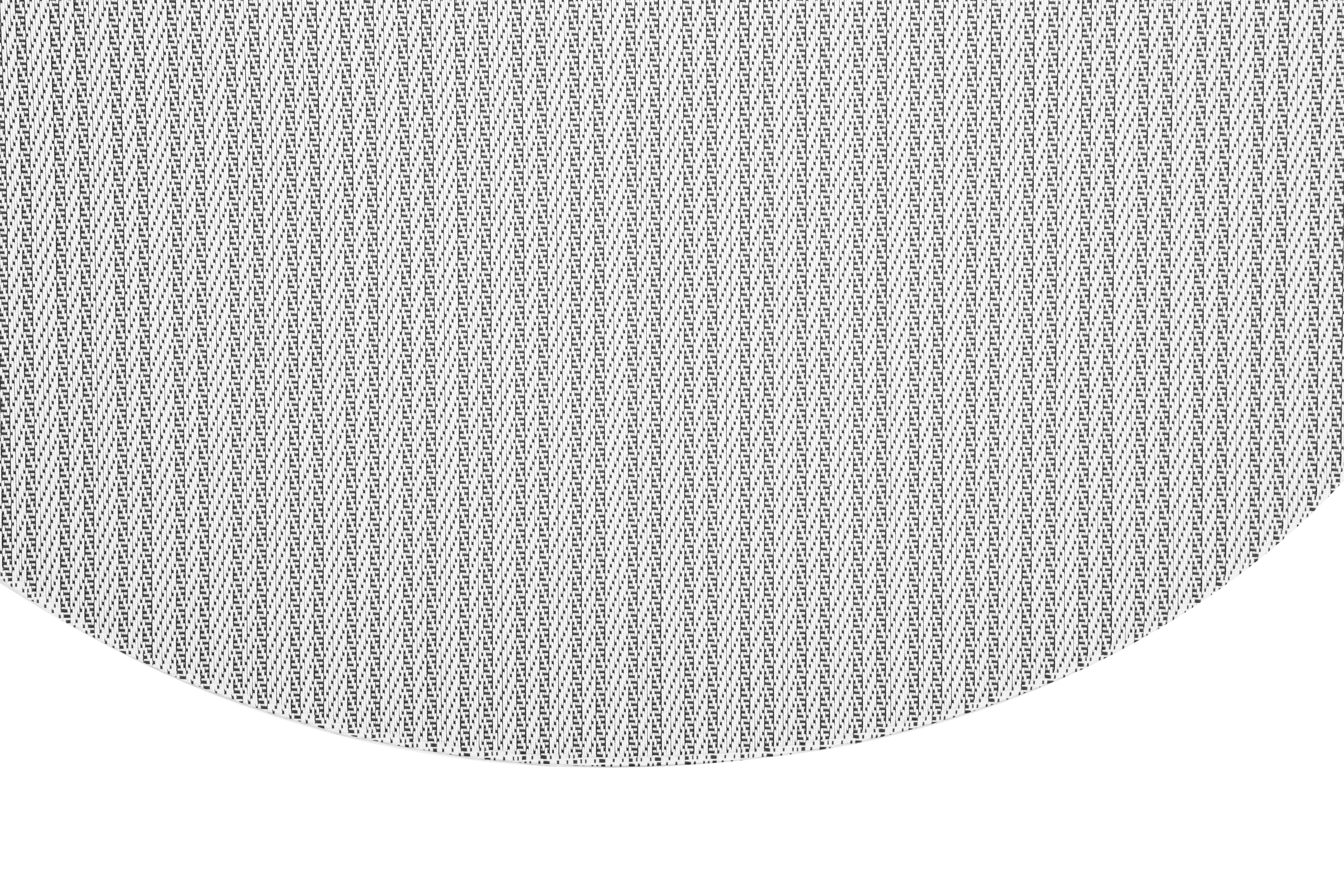 Set de table FALLON ovale, 33x45cm, double ligne noir