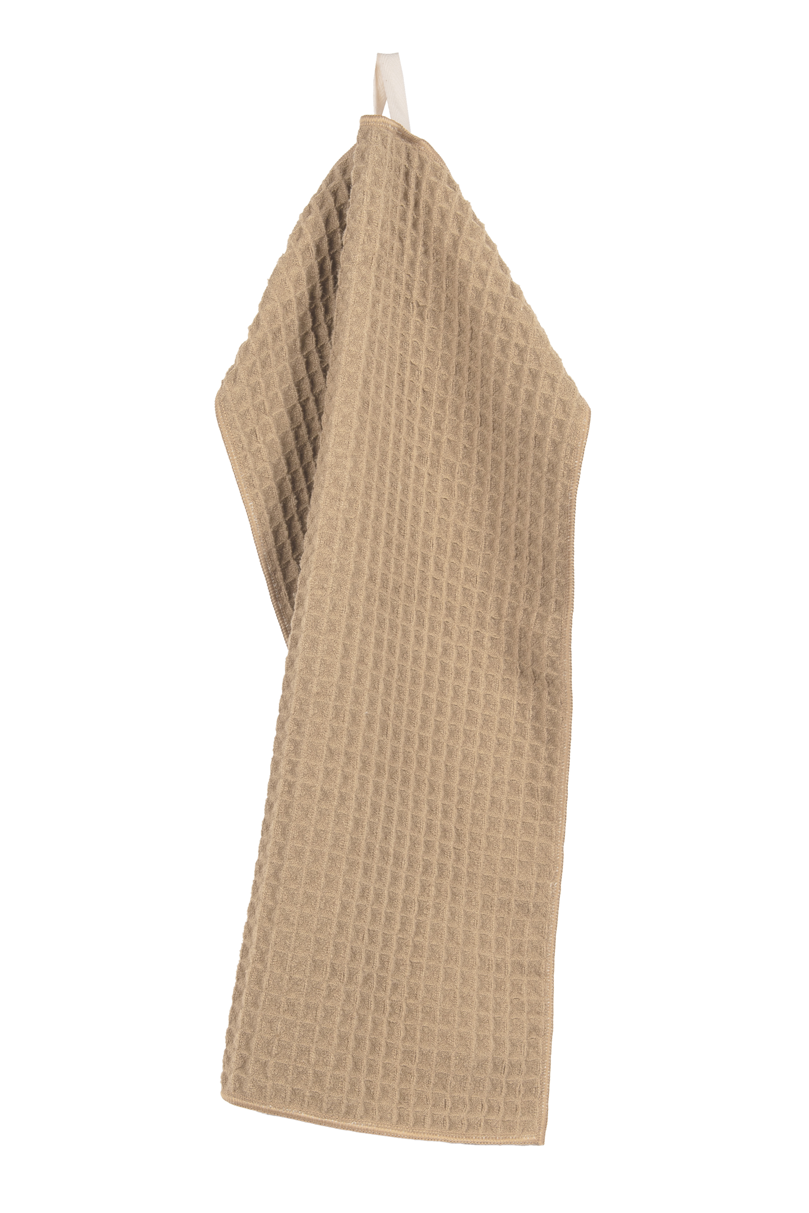 Keukenhanddoek ESSENTIALS WAFFLE - SET/2 - 60x40 cm, zand