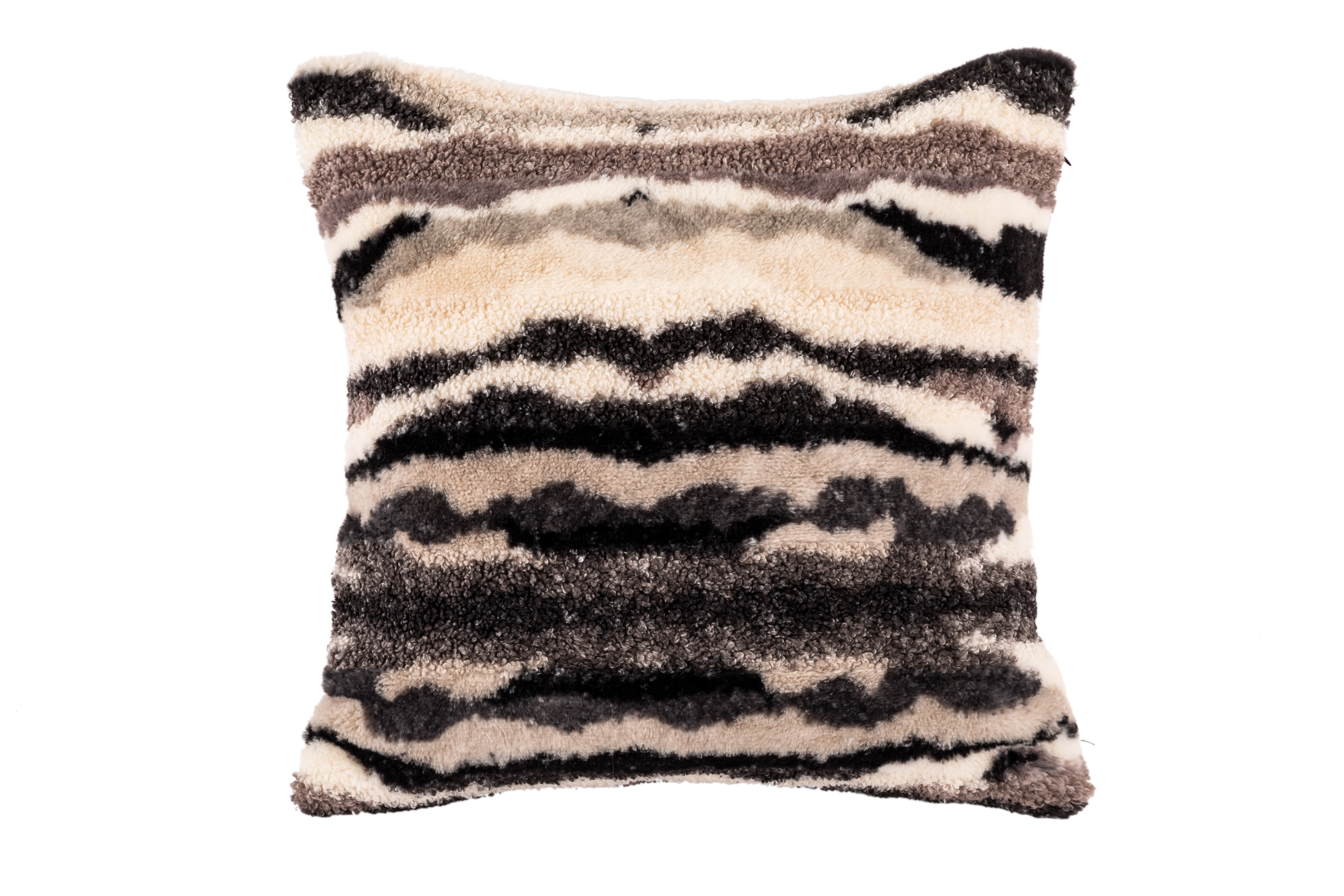 Coussin (rempli) CALACATTA 45x45, black & grey