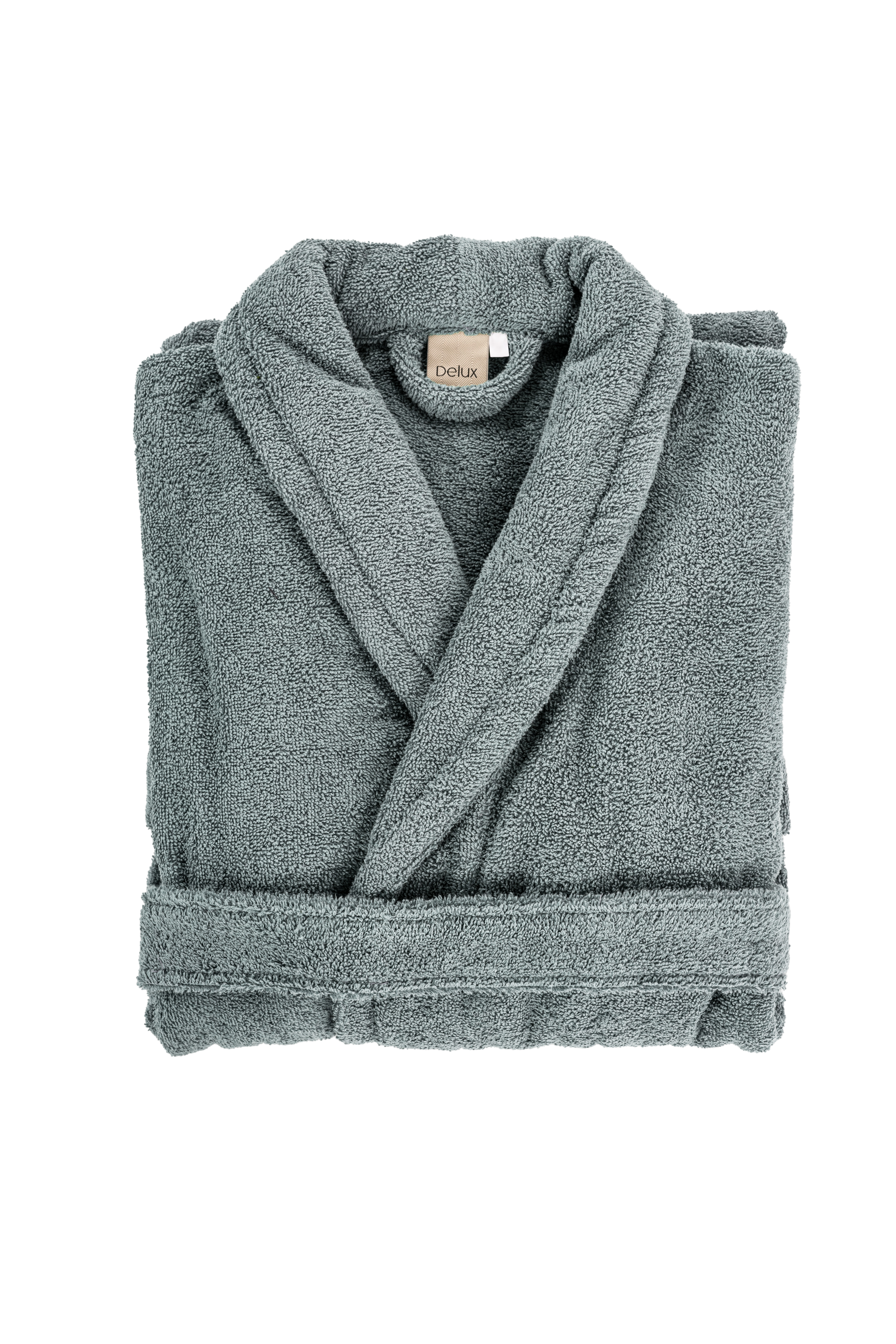 Bathrobe DELUX - S/M, grey