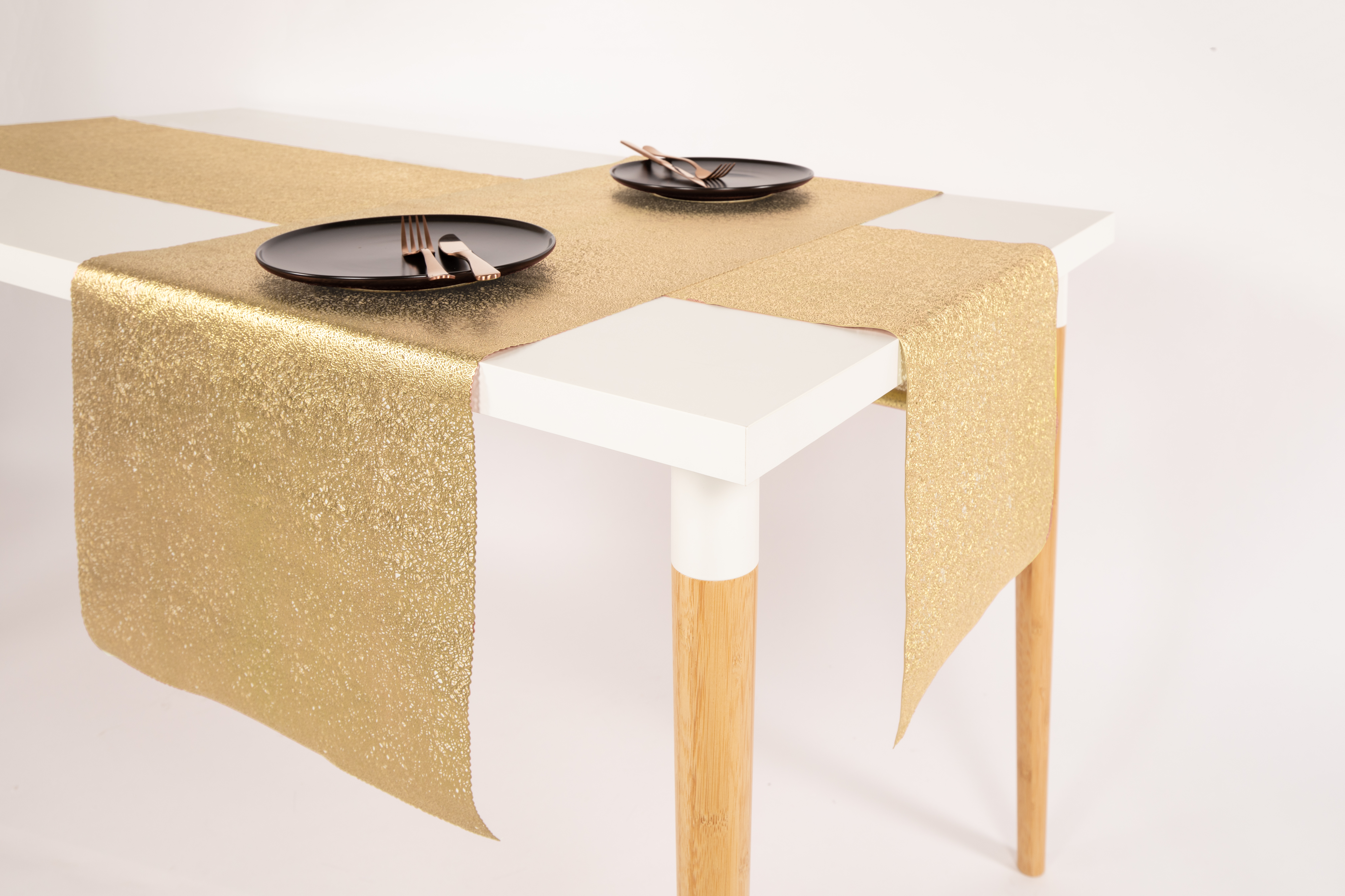 Tablerunner CAPELINNI, 33X180cm, gold