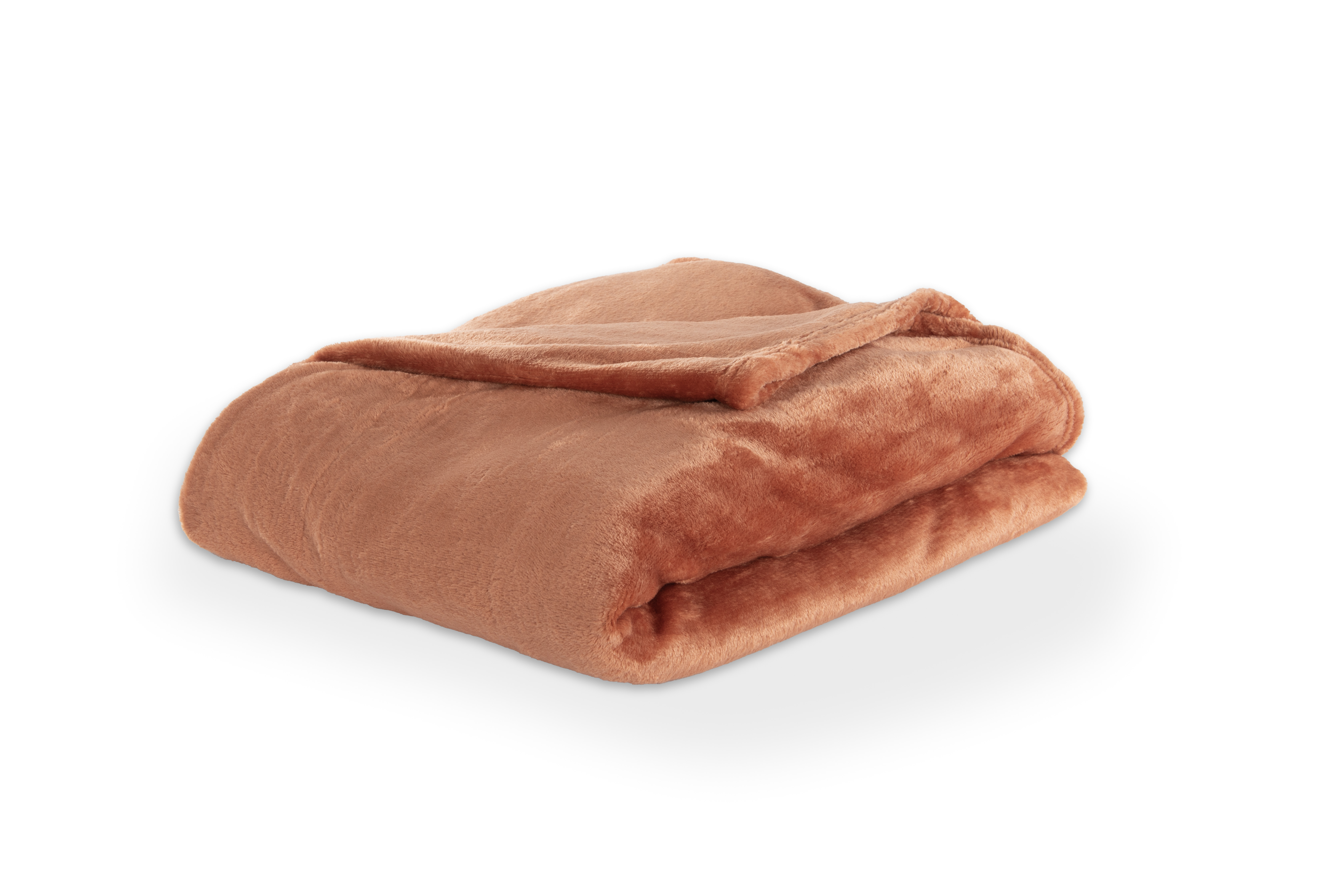 Plaid COSY DELUX - Microflanelle - 130x160 cm, clay