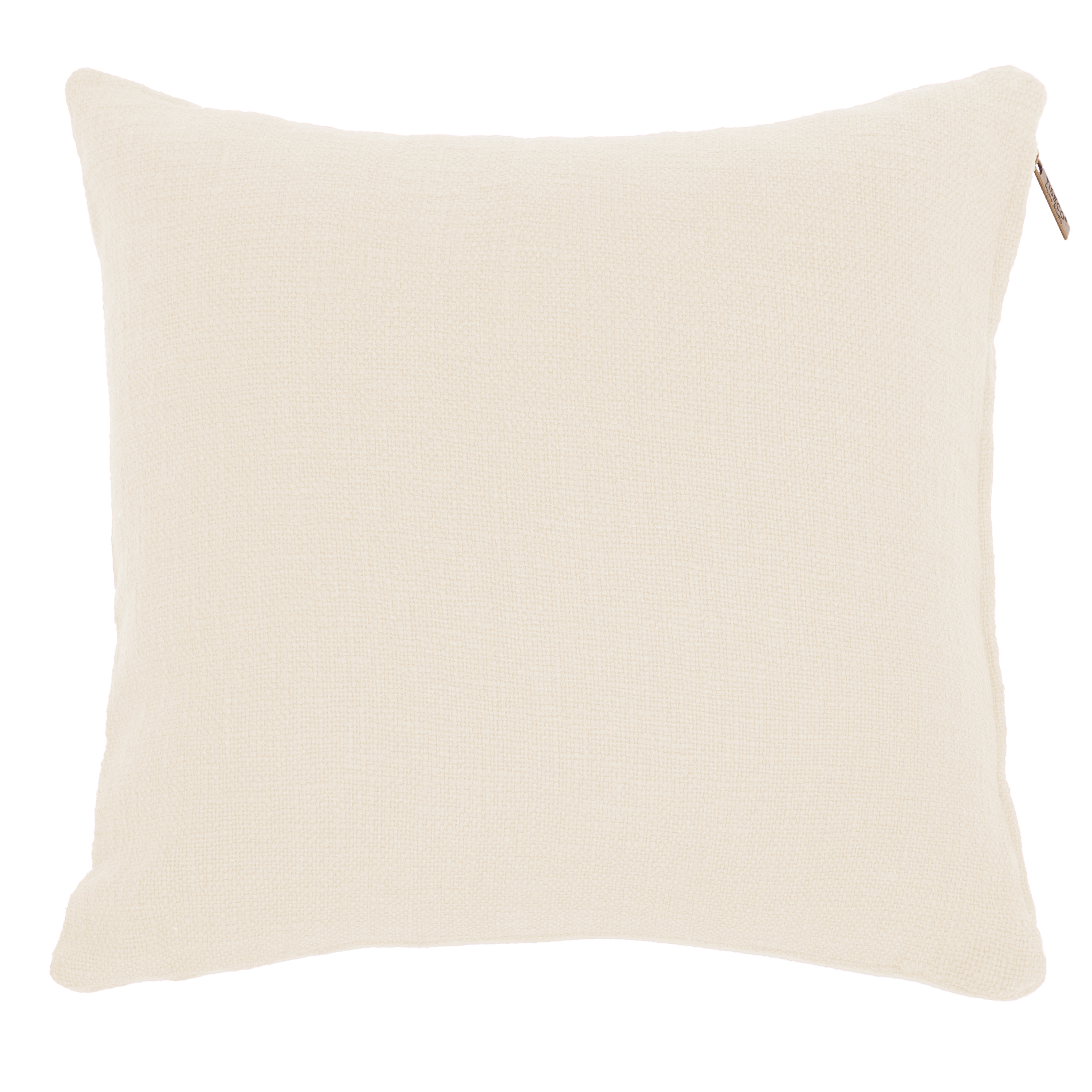 Kussen (gevuld) COTTON SLUB 60x60cm, ivory