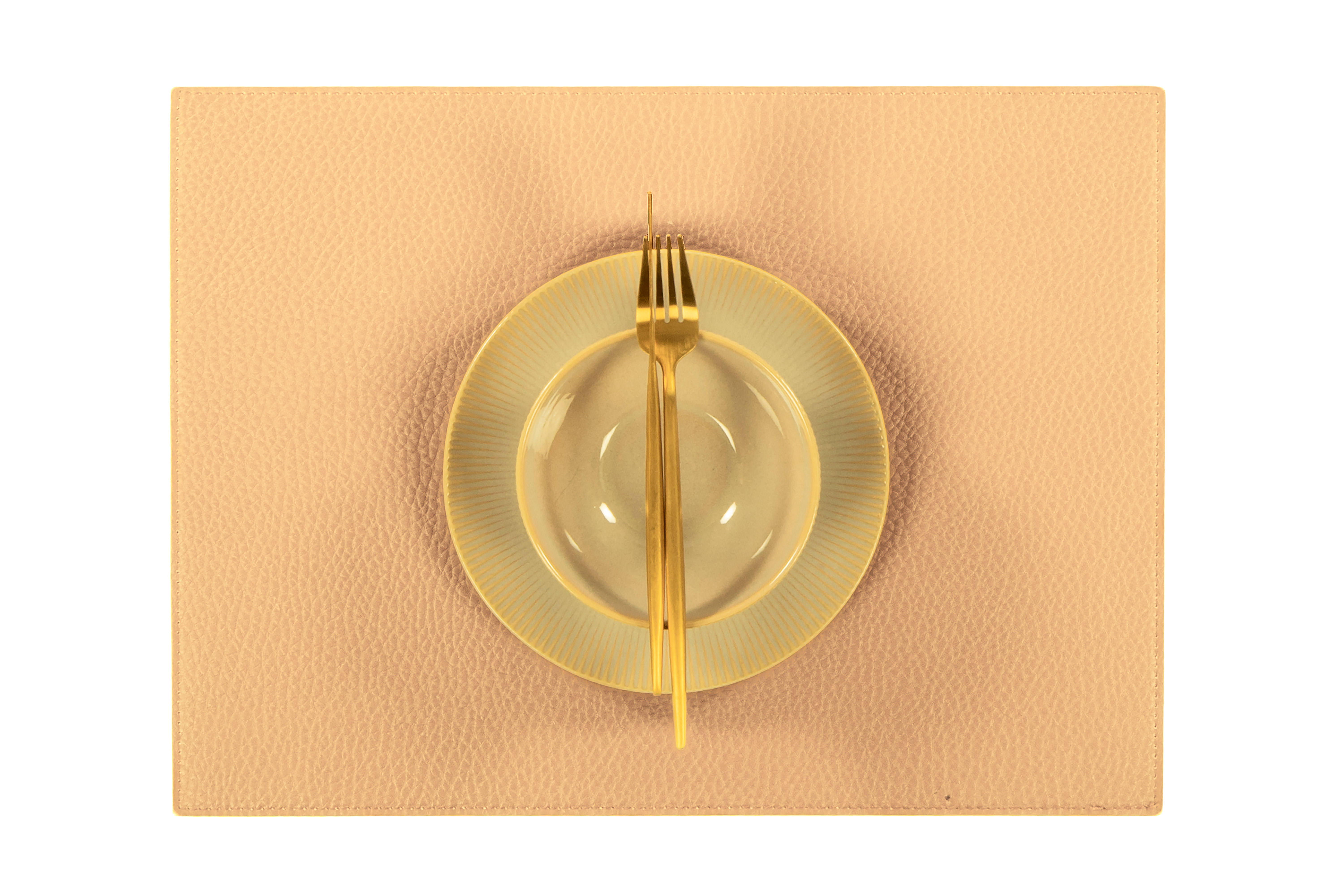 Placemat GAVIN - Dubbelzijdig - 33x45 cm, zand