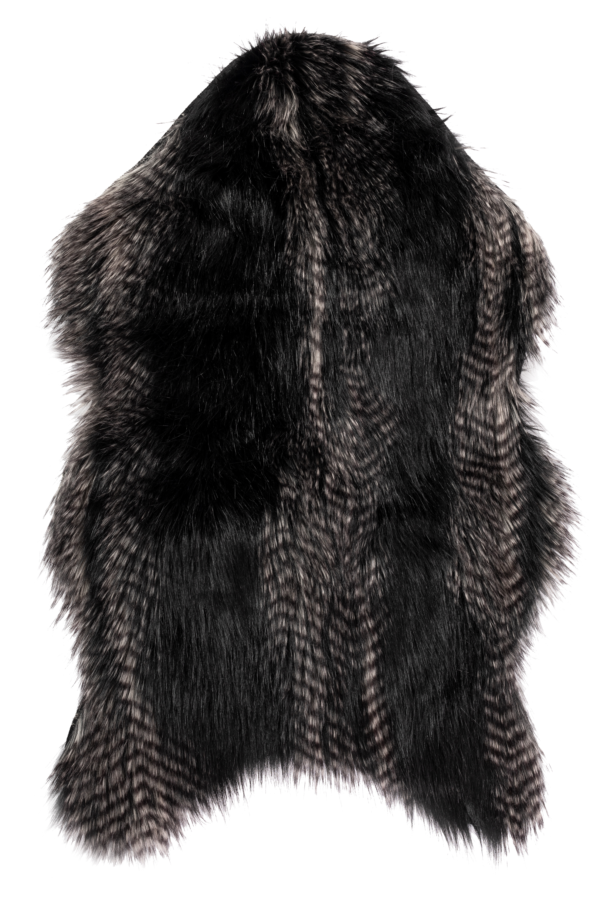 Tapijt FOX fur - 50X80cm, black