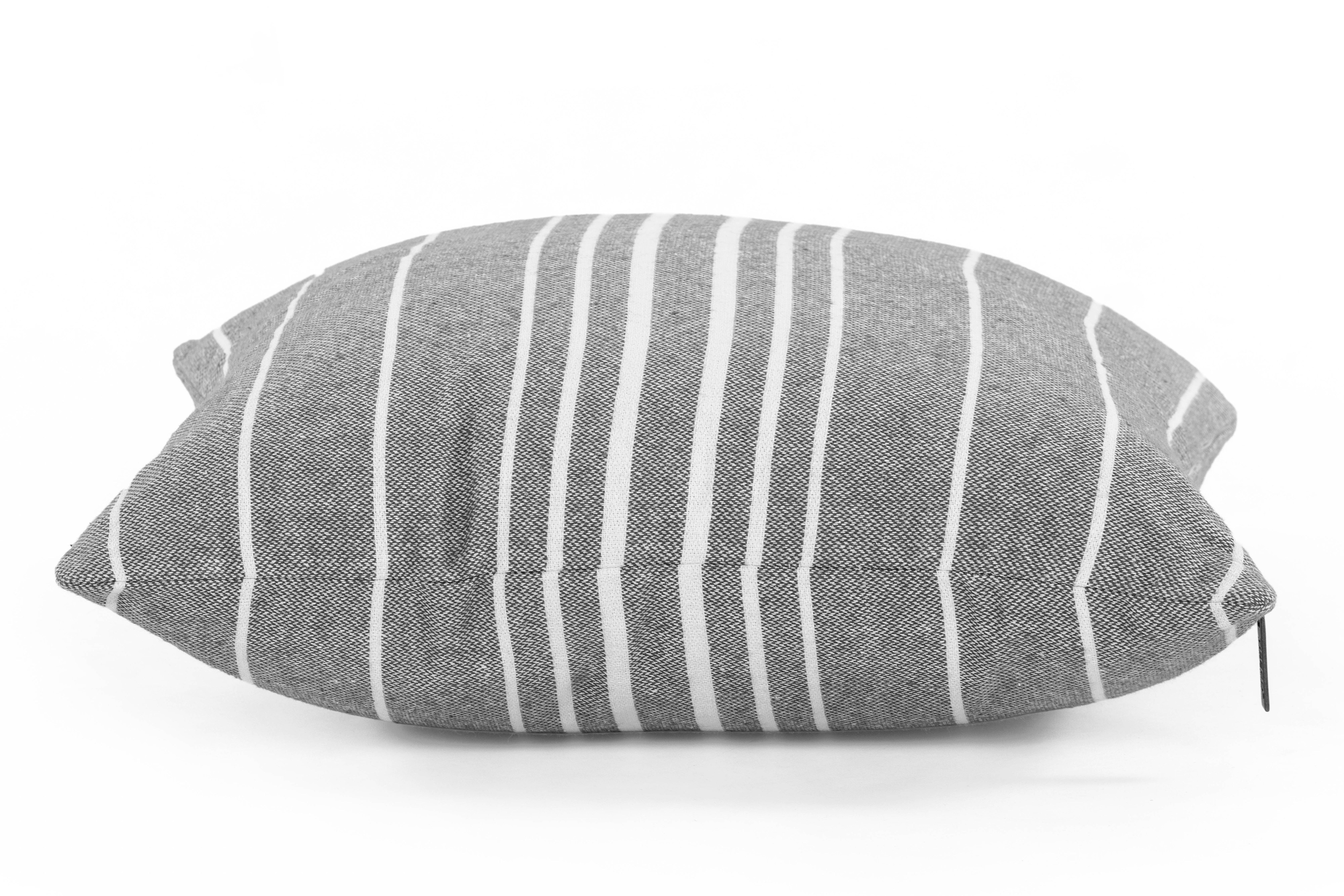 Throw cushion (filled) SOLENE - 45x45 cm, grey