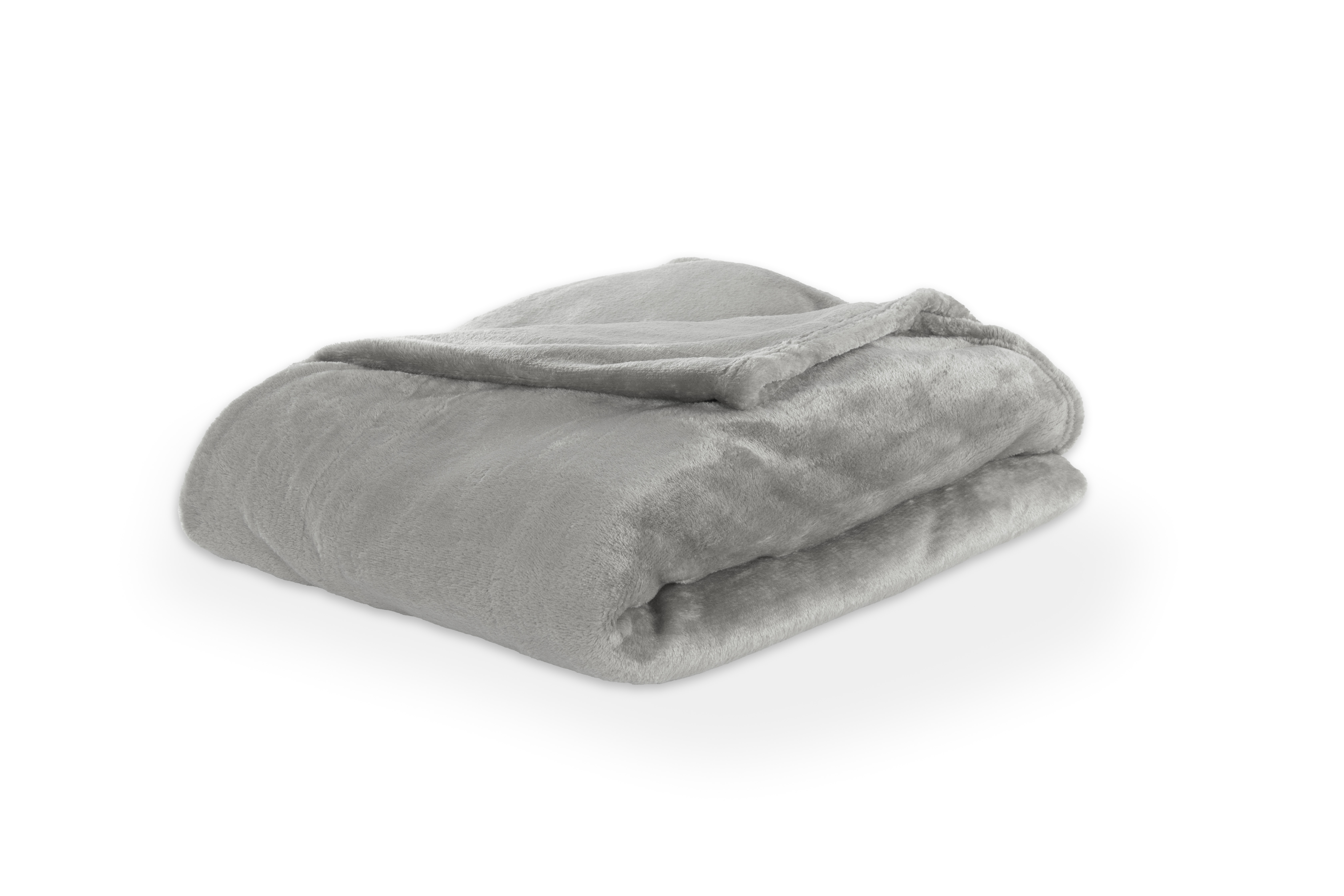 Plaid COSY DELUX - Microflannel - 150x200 cm, radiant grey