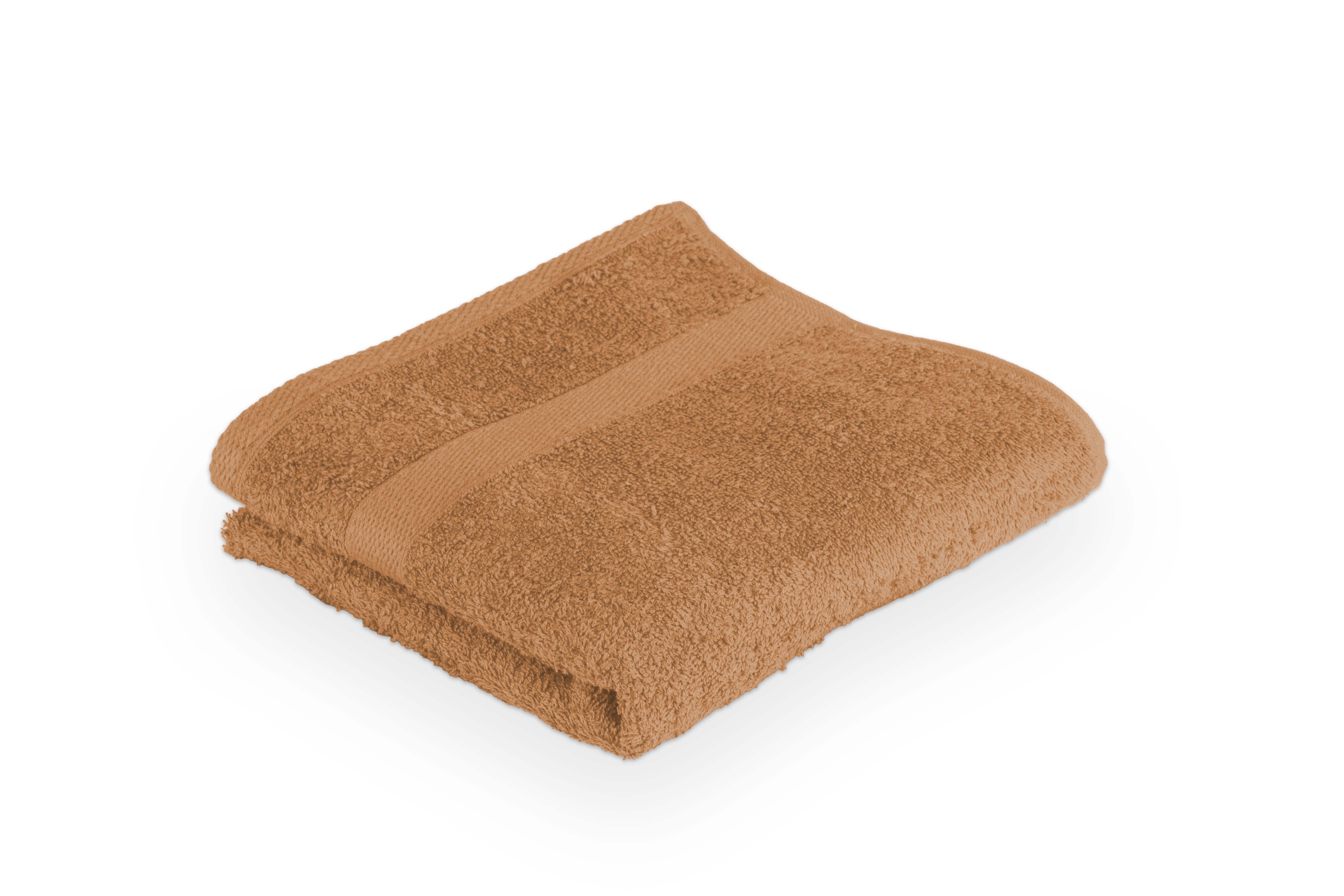 Bath towel 50x100cm, indian tan