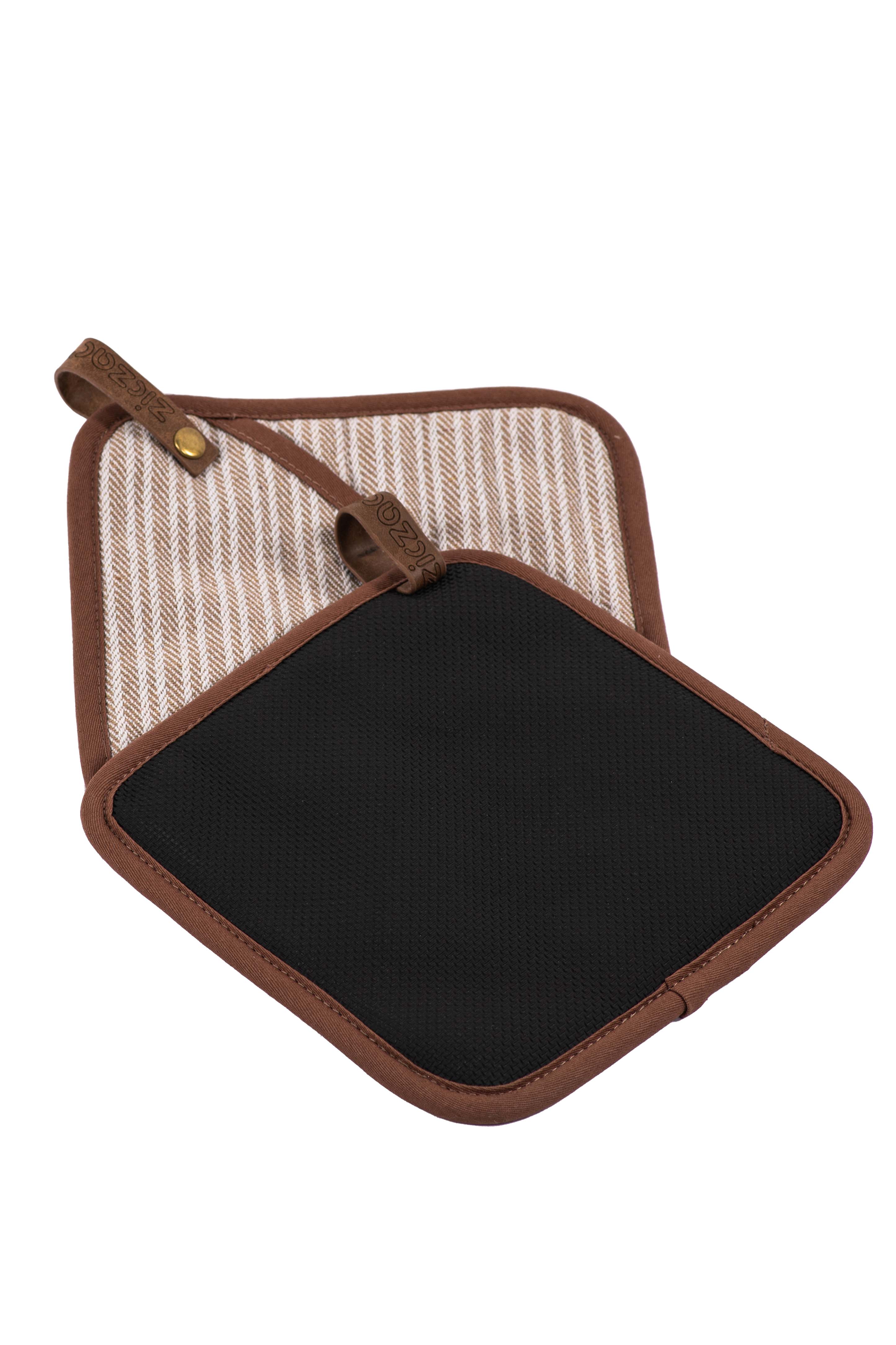 Potholder VENTON - SET/2 - 20x20 cm, sand