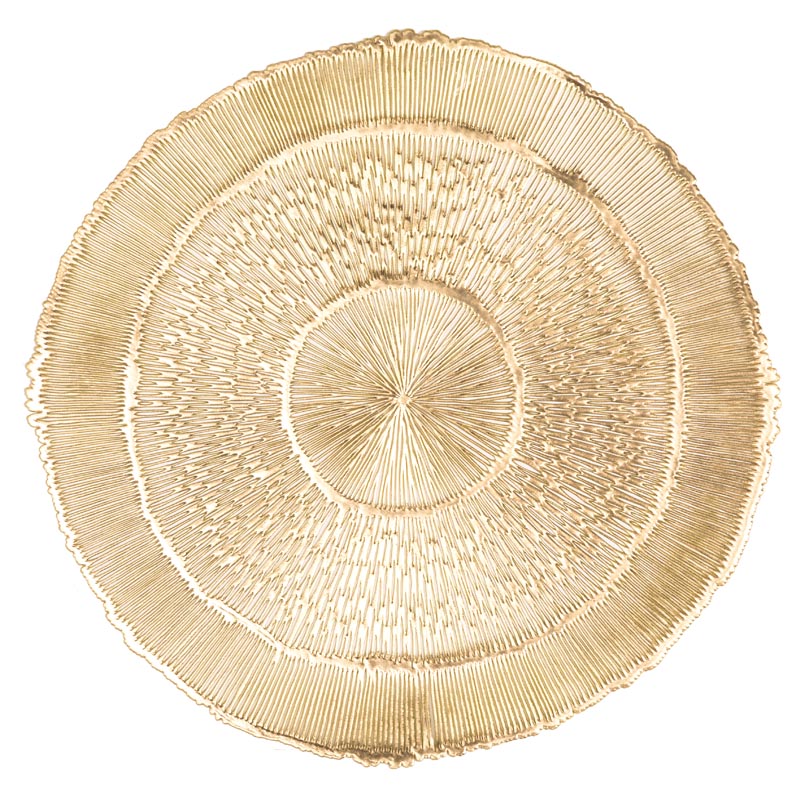 Set de table CAPELINNI - Rond - Dia 38 cm, or