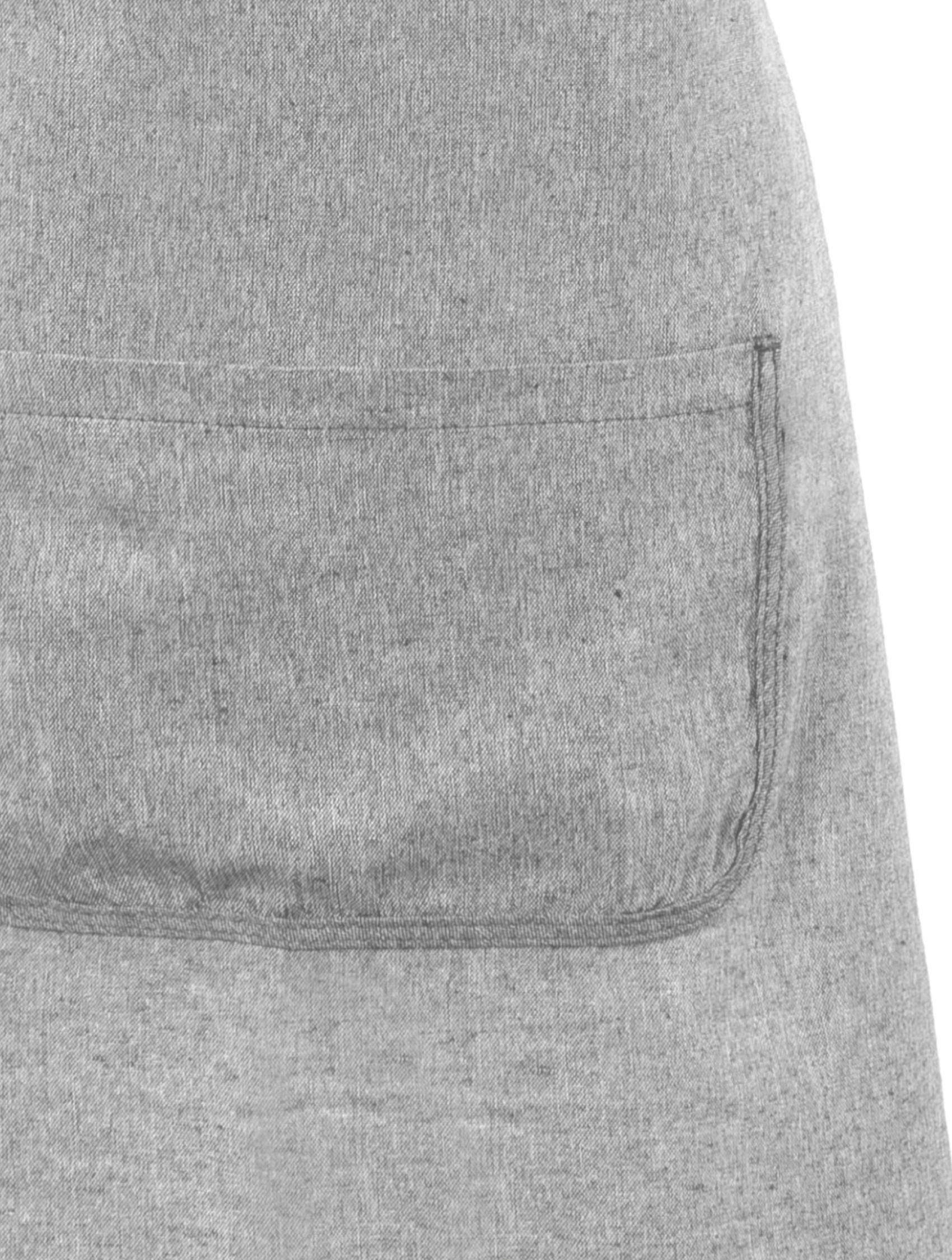 Apron STELLA - 70x85 cm, grey