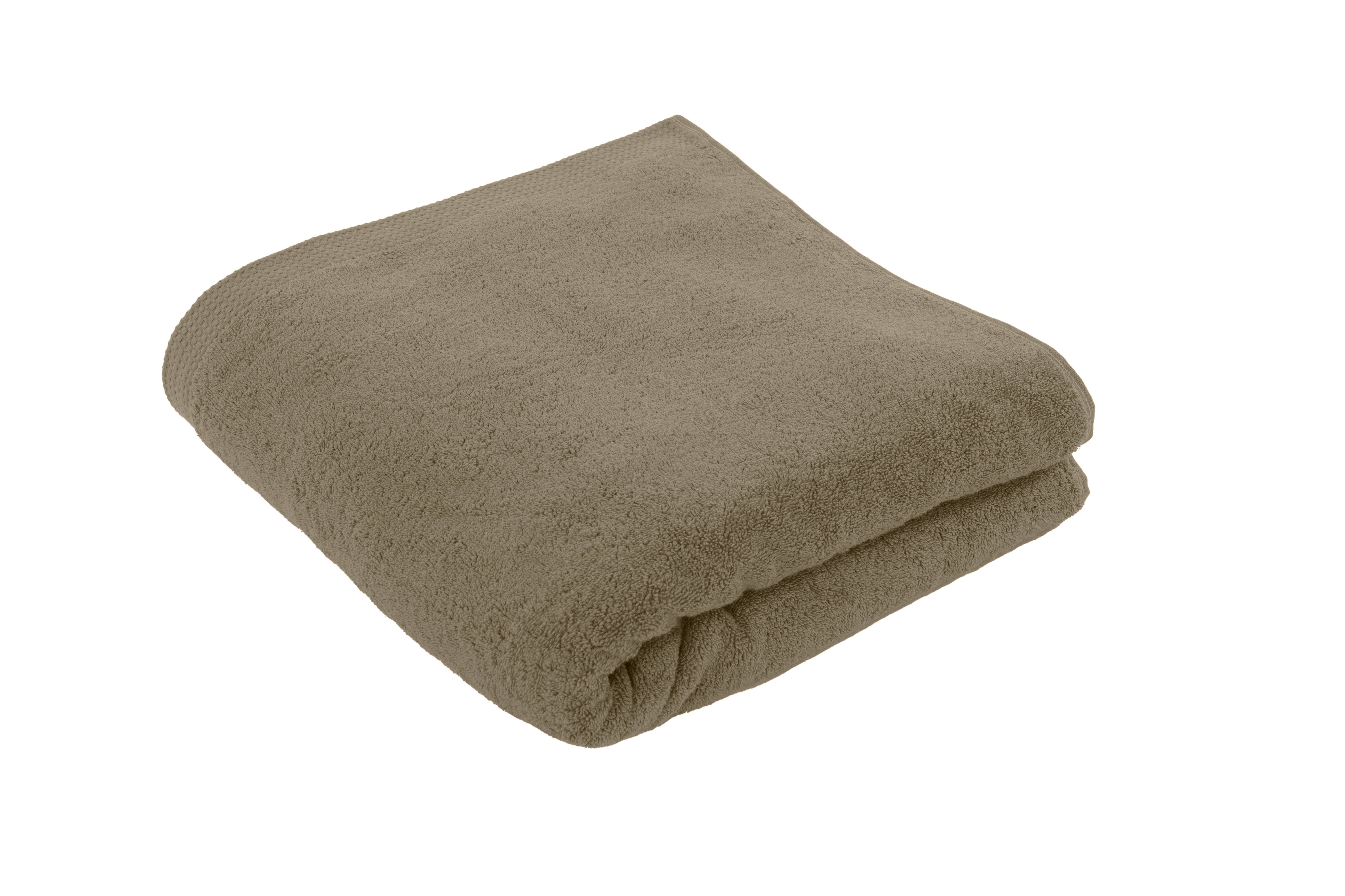 Shower towel DELUX 100x150cm, dark taupe