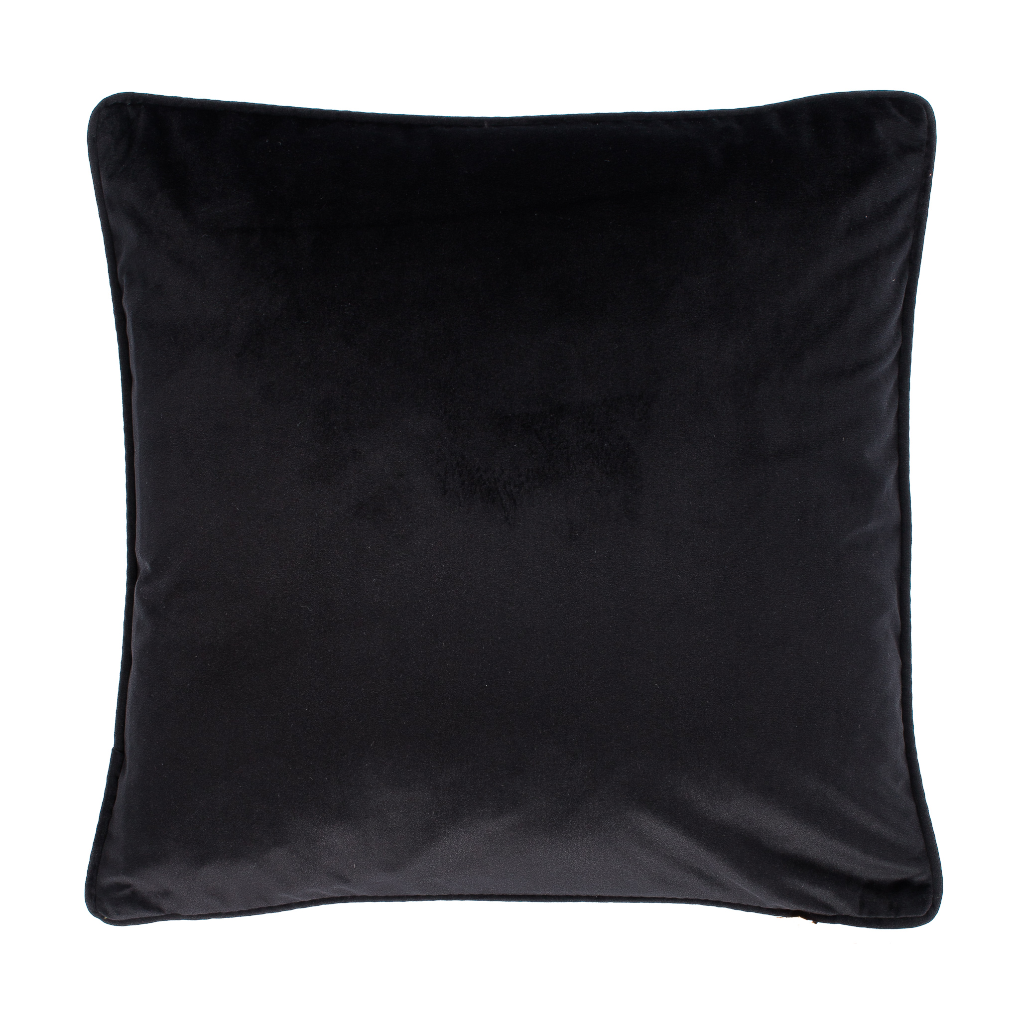 Cushion (filled) Microvelvet 45X45CM, black