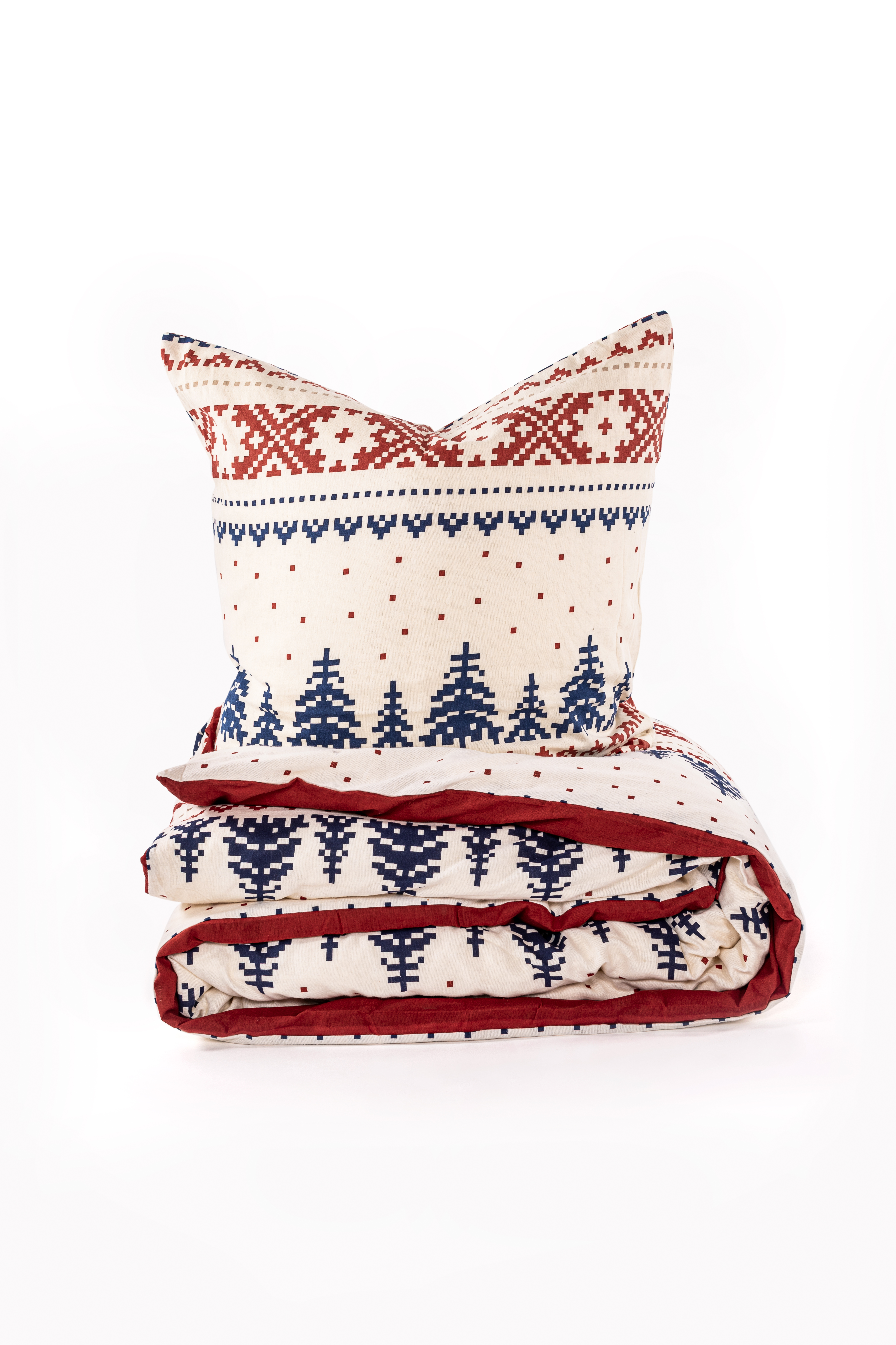 Housse de couette NOEL coton, 140x200