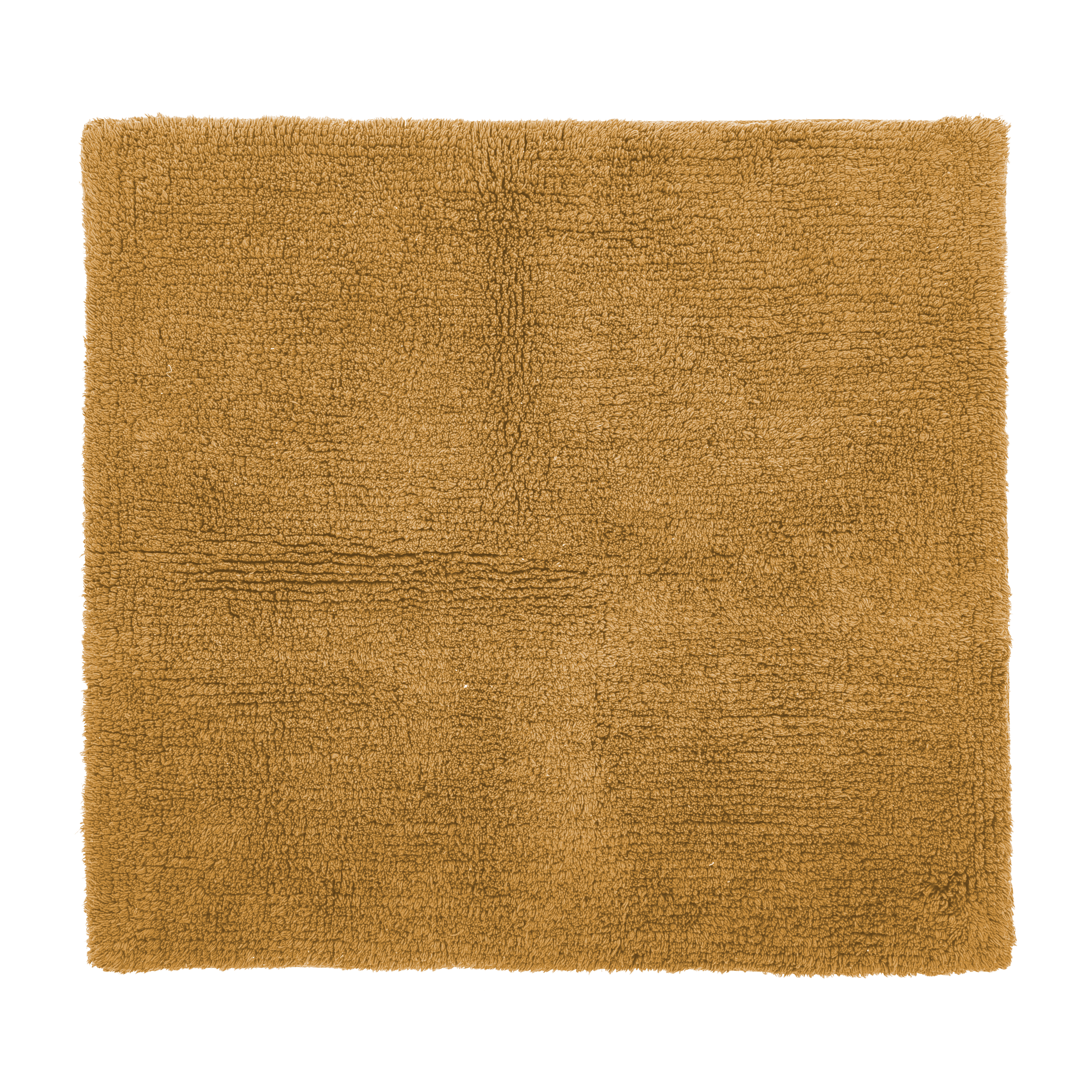 RIVA tapis de bain - coton antidérapant, 60x60cm, camel