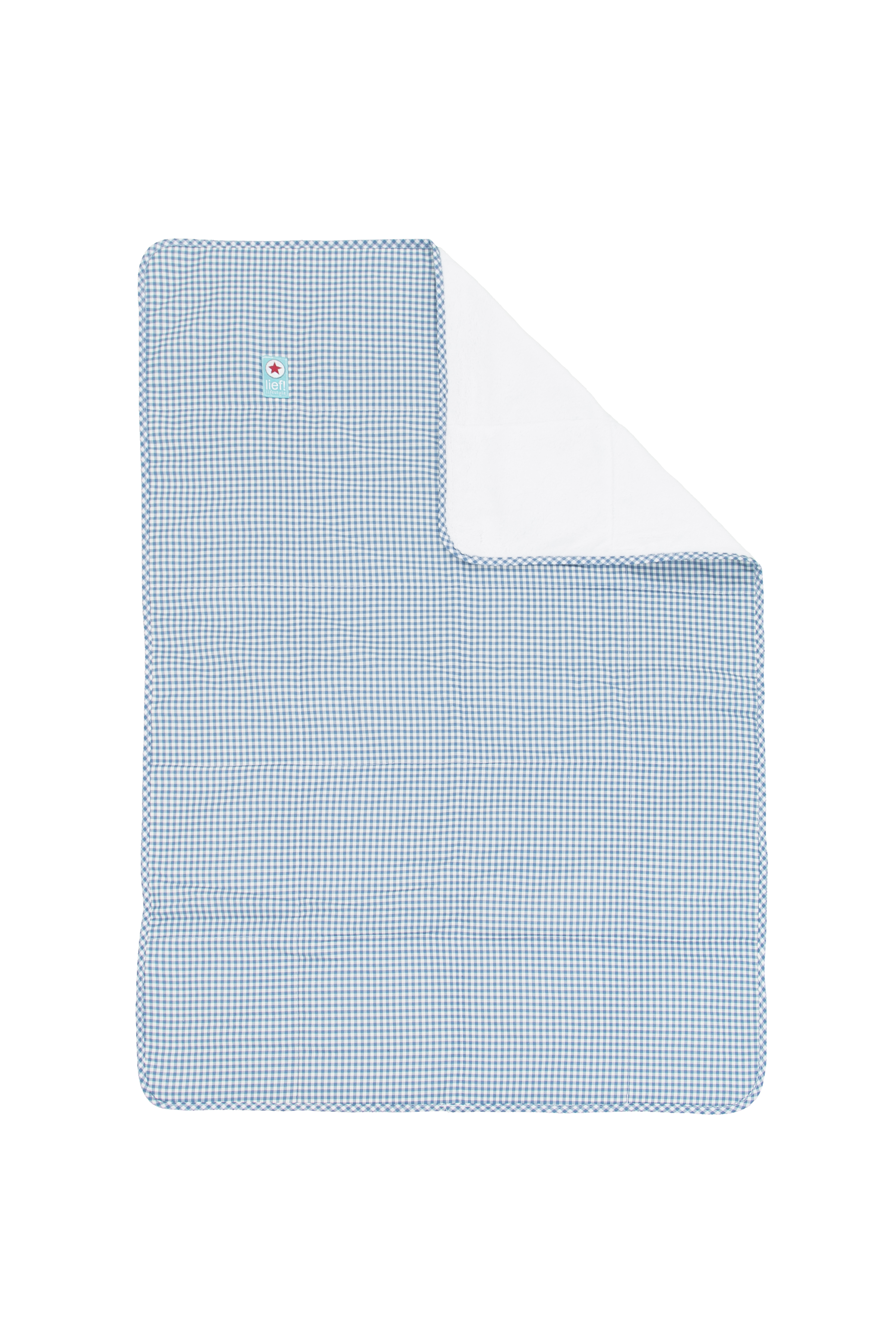 Quilt deken Boy vichy, 75x100 cm