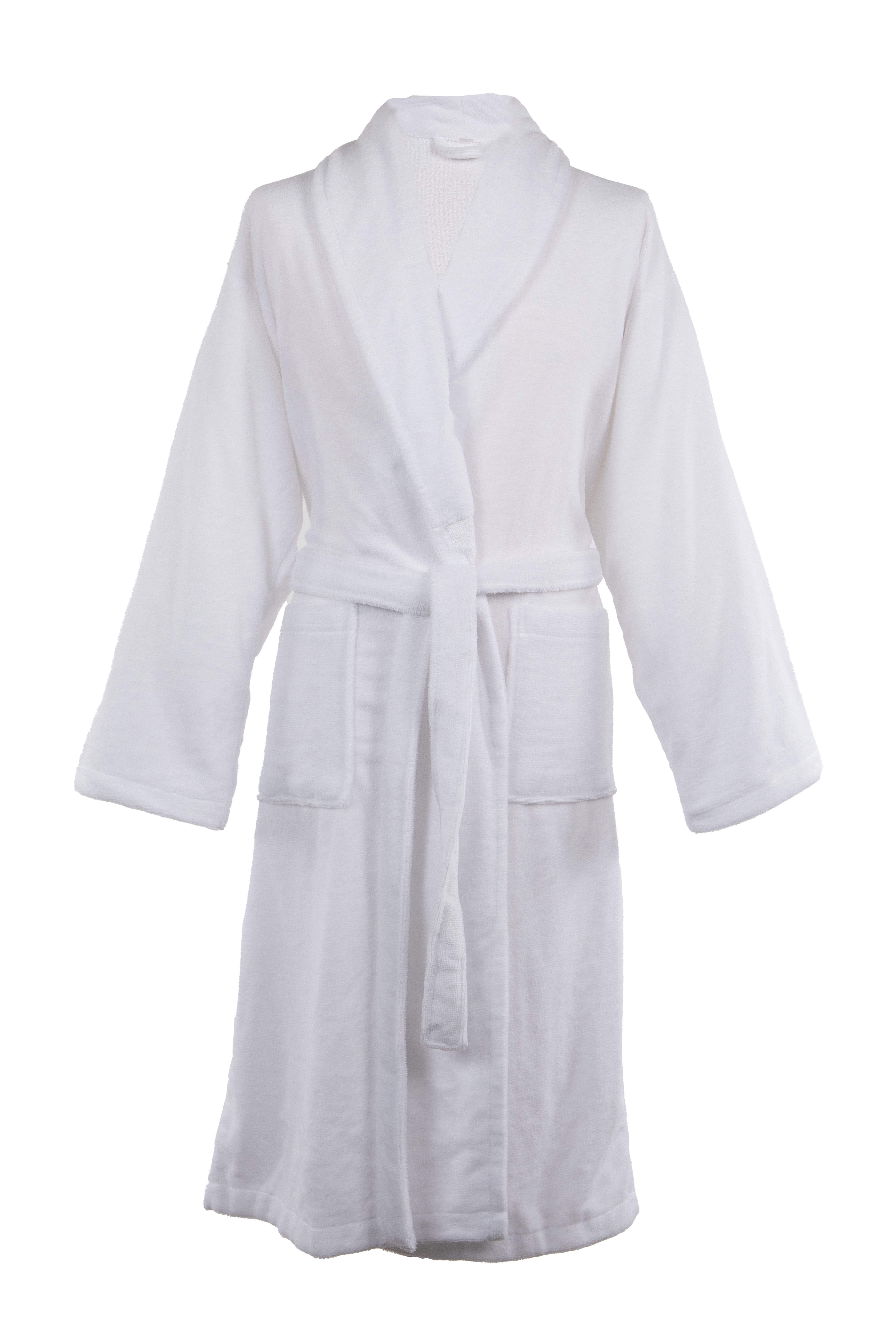 Peignoir TRIGA - L/XL - unisex, blanc