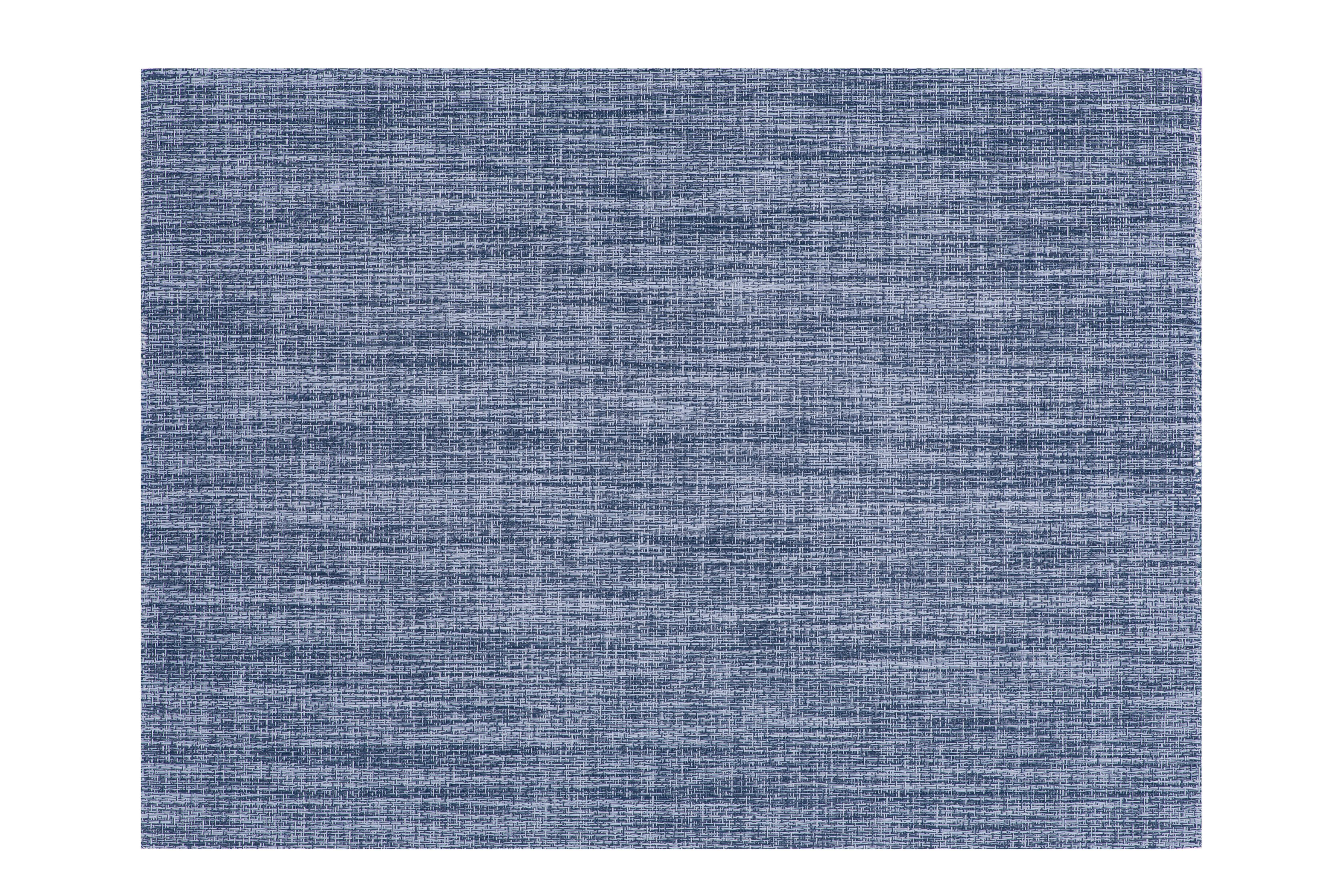 Placemat embossed rectangular, 33x45cm, stone blue