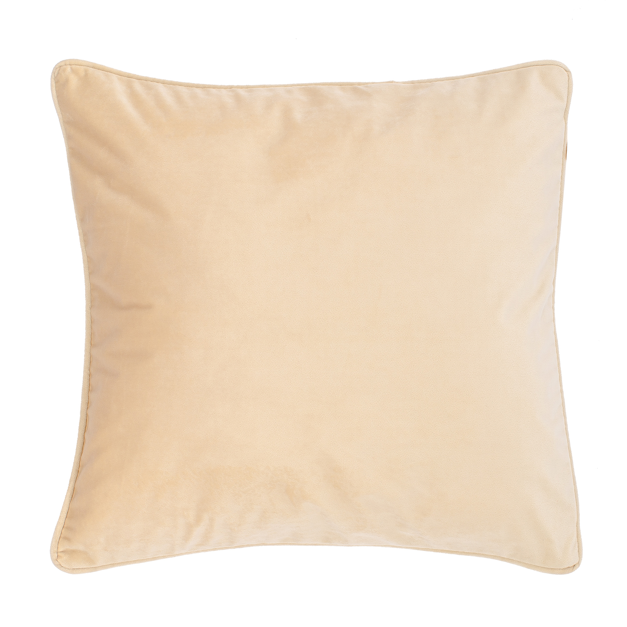 Cushion (filled) Microvelvet 45X45CM, sand