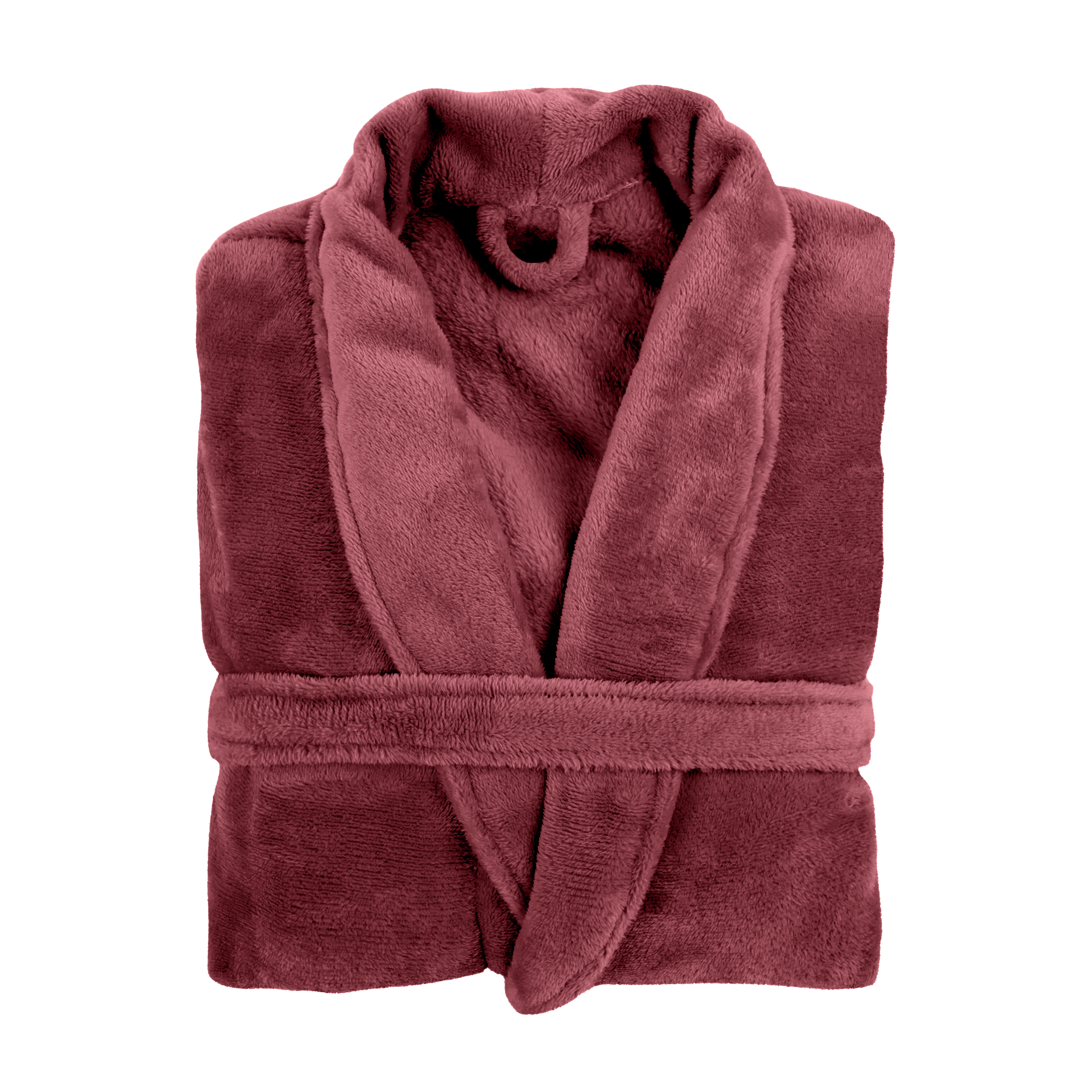 Badjas COSY microflannel- S/M - unisex, pomegranate