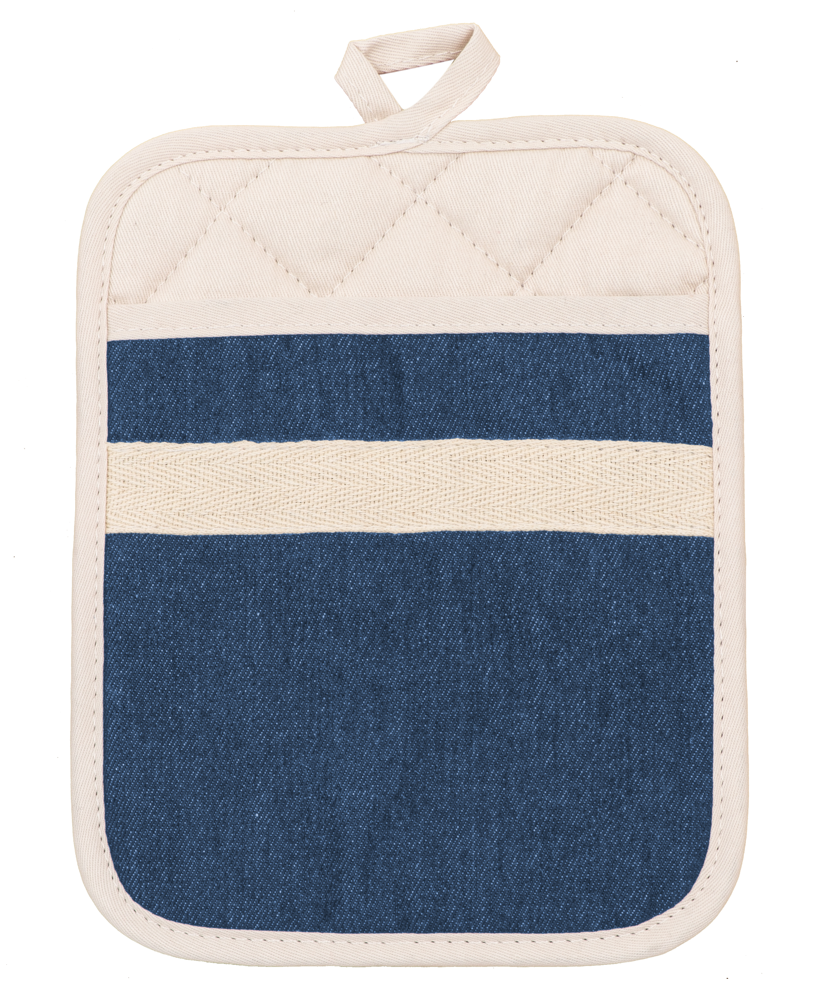Potholder JENNIE 18x23cm, light blue