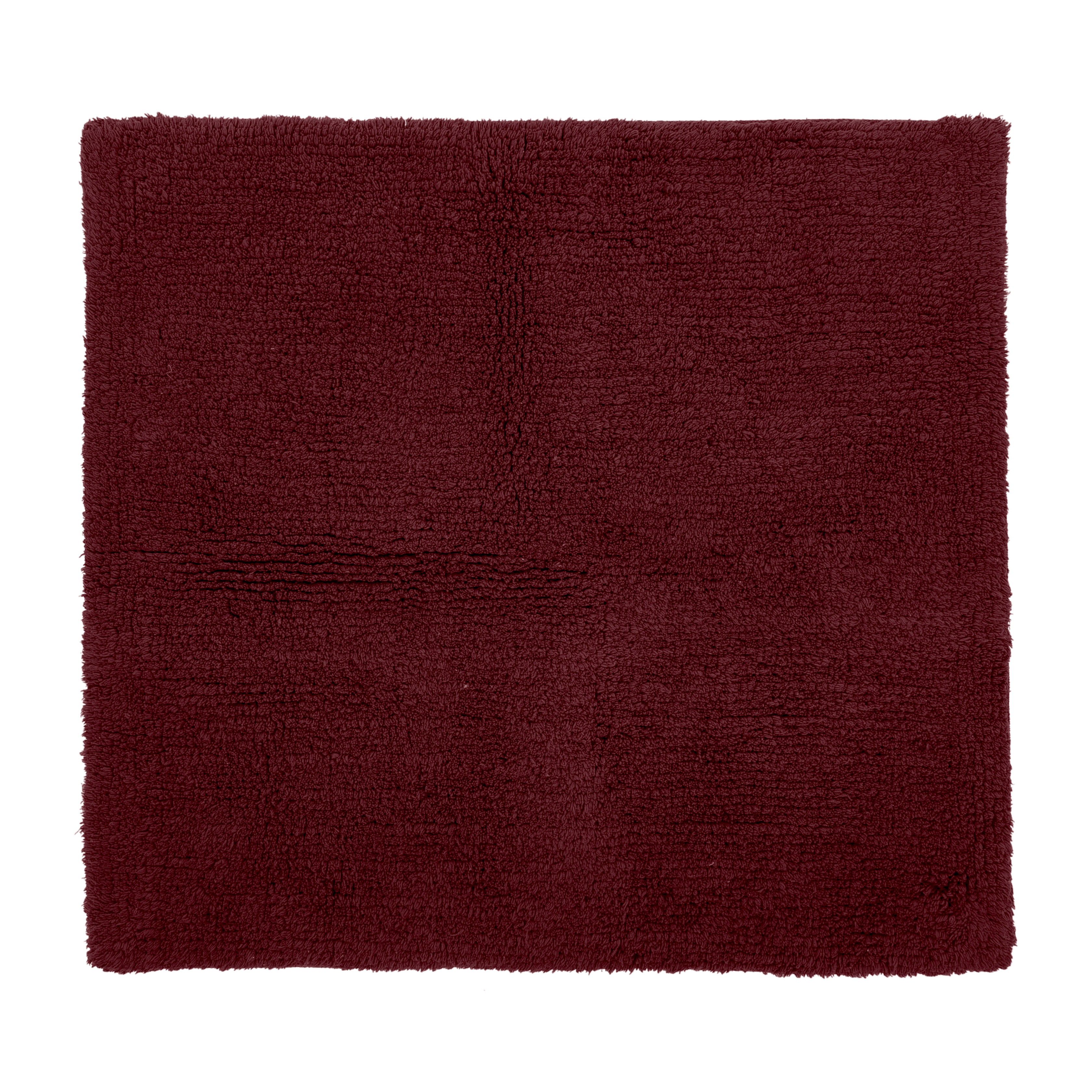 RIVA bath carpet - cotton anti-slip, 60x60cm, pomegranate