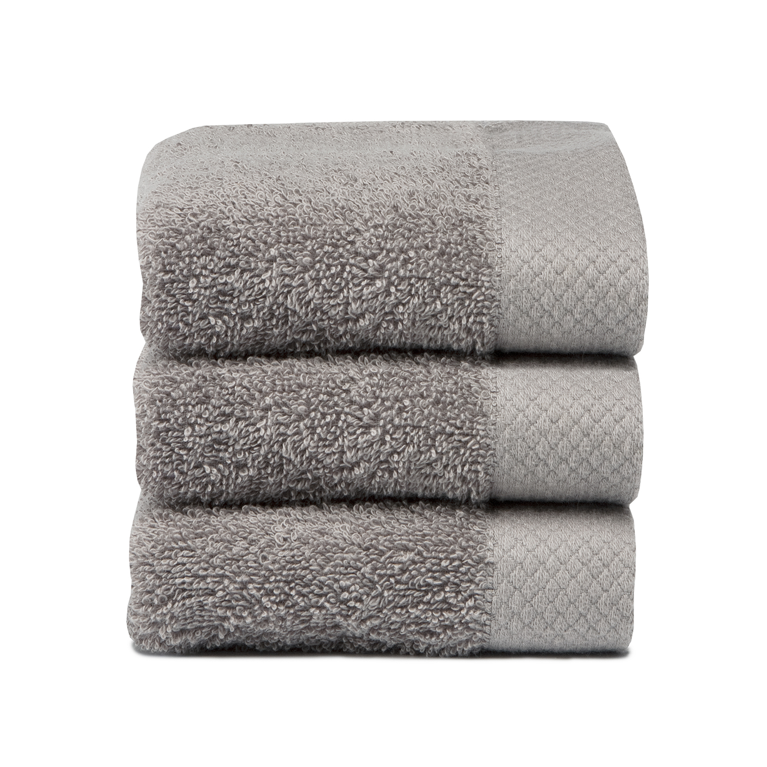 Seahorse pure serviette invité 30x50 cm, cement (à l’unité)